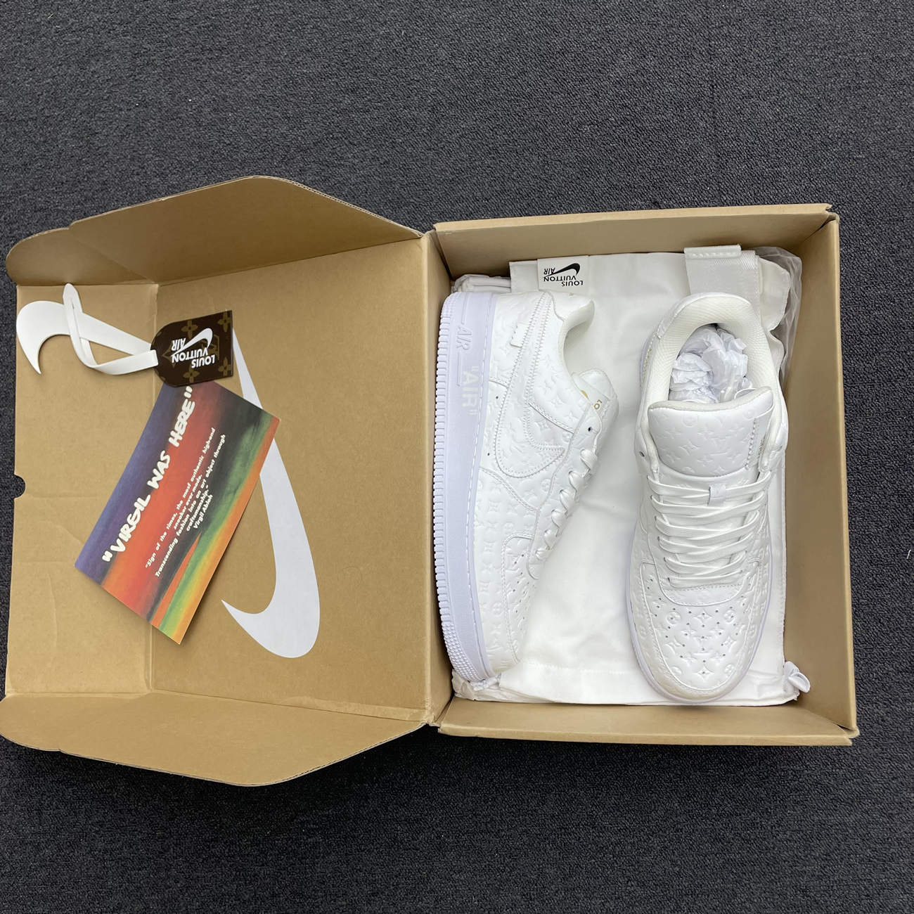 Lv X Nike Air Force 1 Low White Ae5u3bmi61m90 (11) - www.kitistry.com
