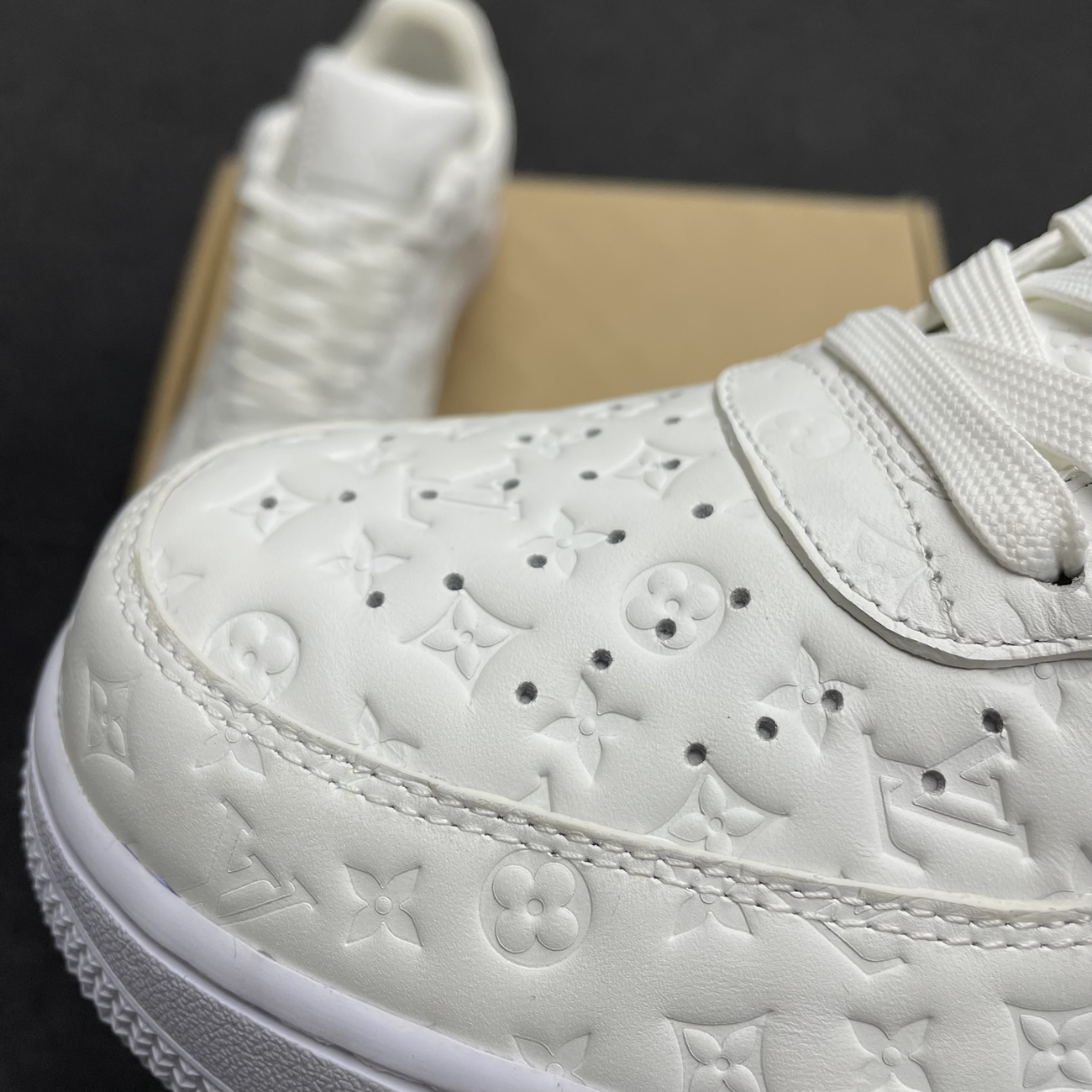 Lv X Nike Air Force 1 Low White Ae5u3bmi61m90 (13) - www.kitistry.com
