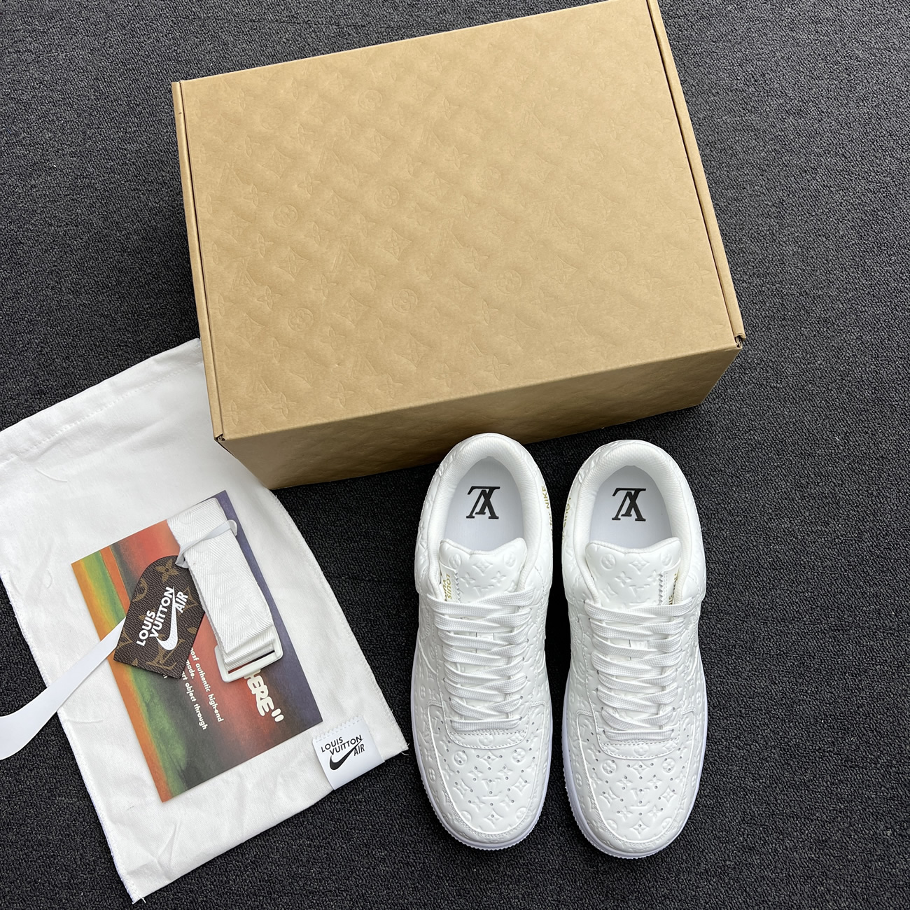 Lv X Nike Air Force 1 Low White Ae5u3bmi61m90 (2) - www.kitistry.com