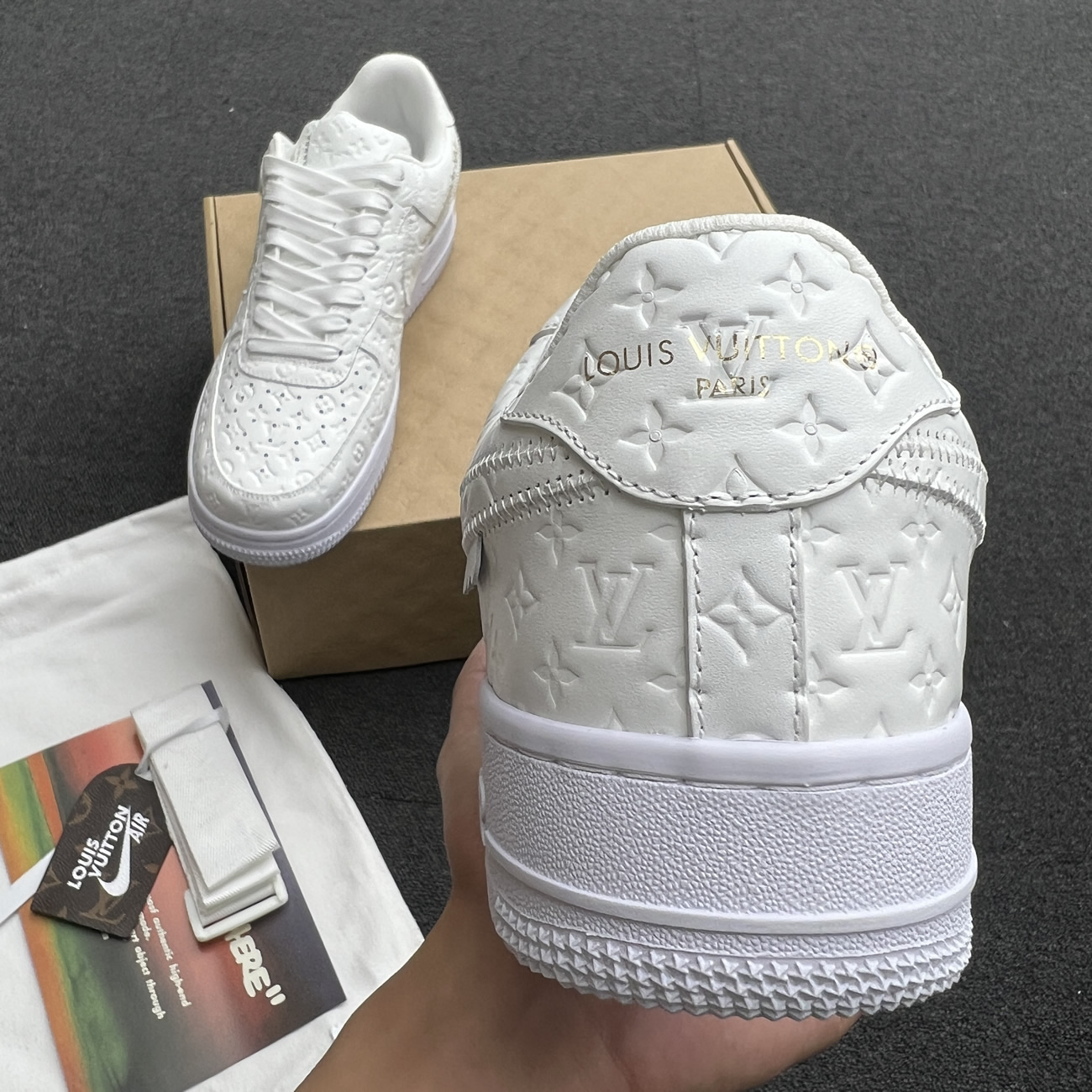 Lv X Nike Air Force 1 Low White Ae5u3bmi61m90 (3) - www.kitistry.com