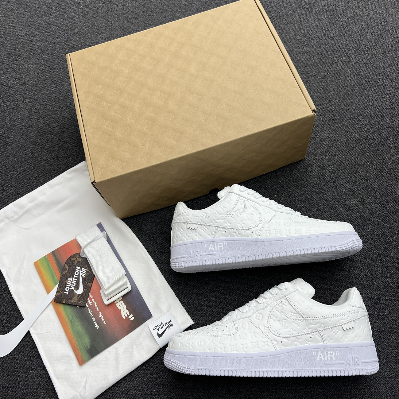 Lv X Nike Air Force 1 Low White Ae5u3bmi61m90 (6) - www.kitistry.com