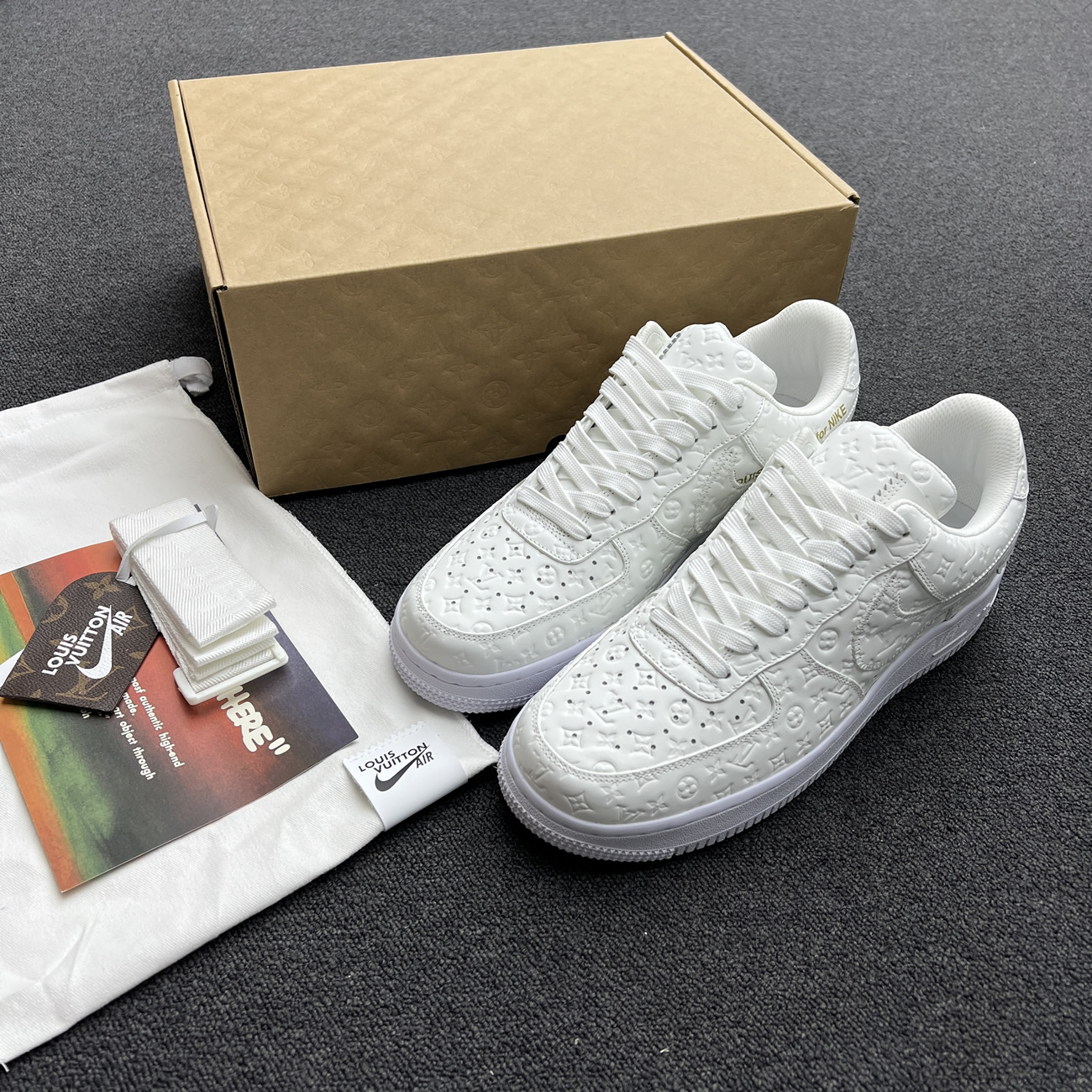 Lv X Nike Air Force 1 Low White Ae5u3bmi61m90 (7) - www.kitistry.com