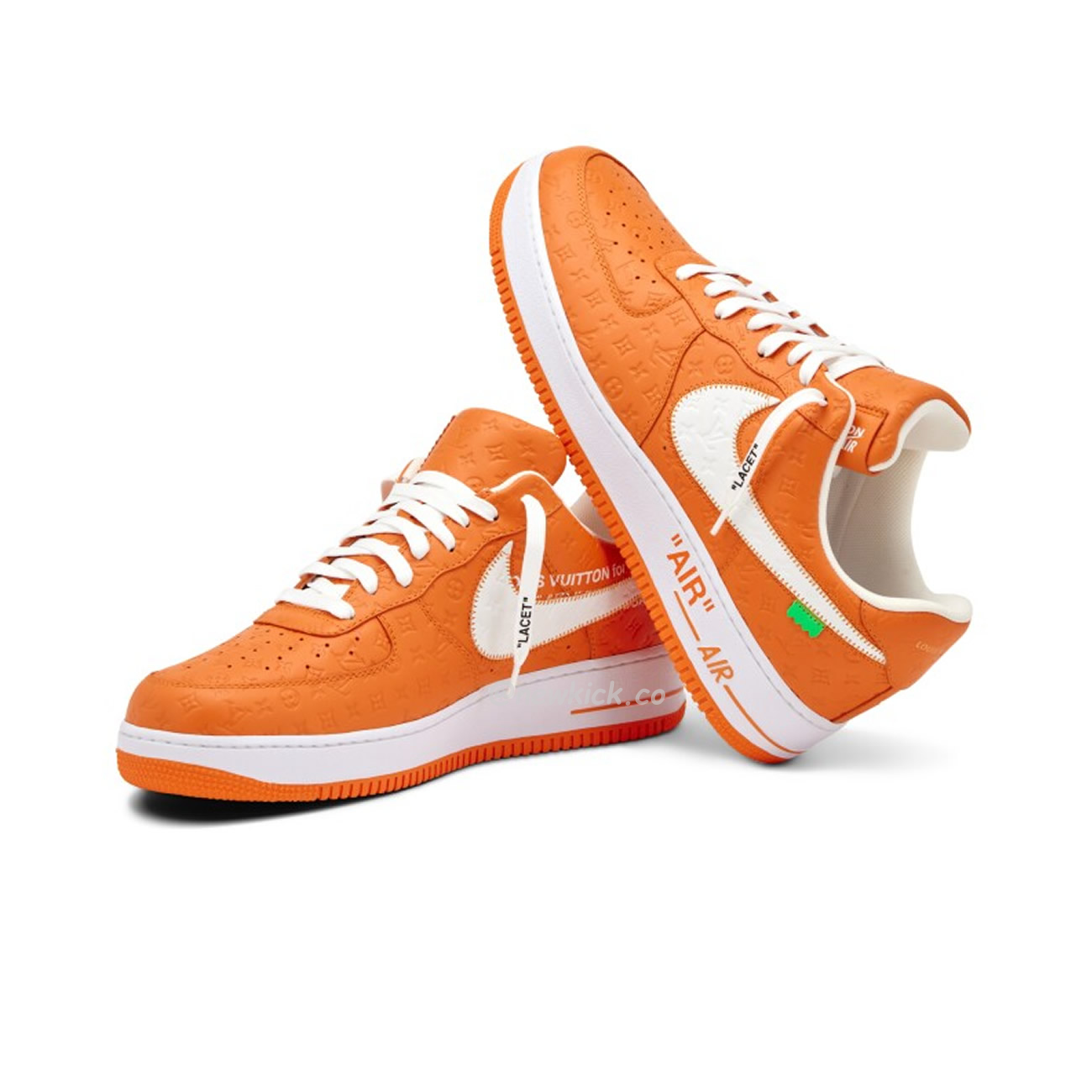 Lv X Nike Air Force 1 Low Orange (10) - www.kitistry.com