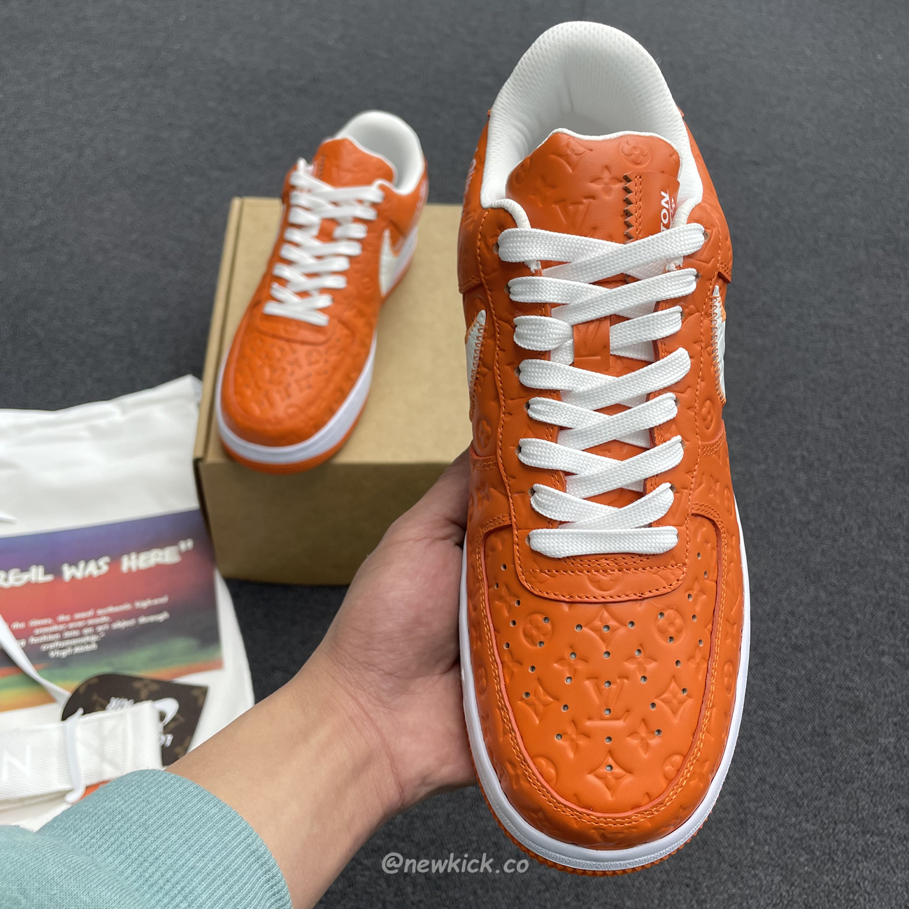Lv X Nike Air Force 1 Low Orange (4) - www.kitistry.com