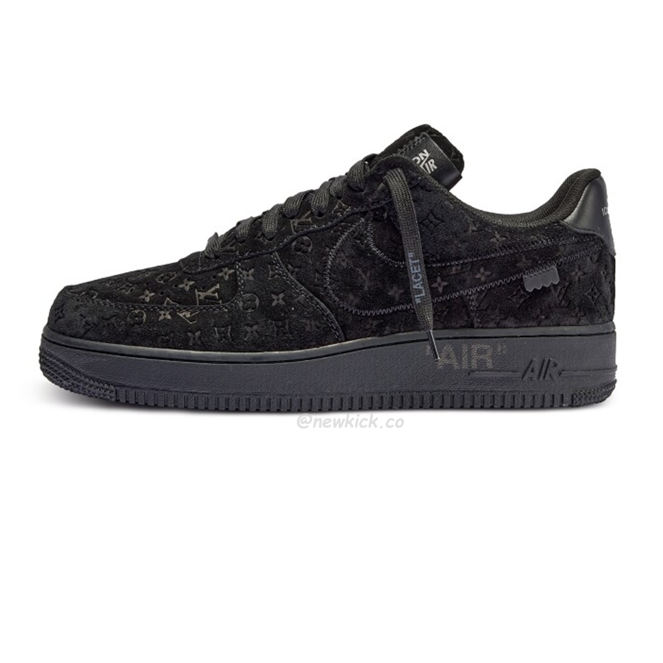 Louis Vuitton Nike Air Force 1 Low By Virgil Abloh Black (1) - www.kitistry.com