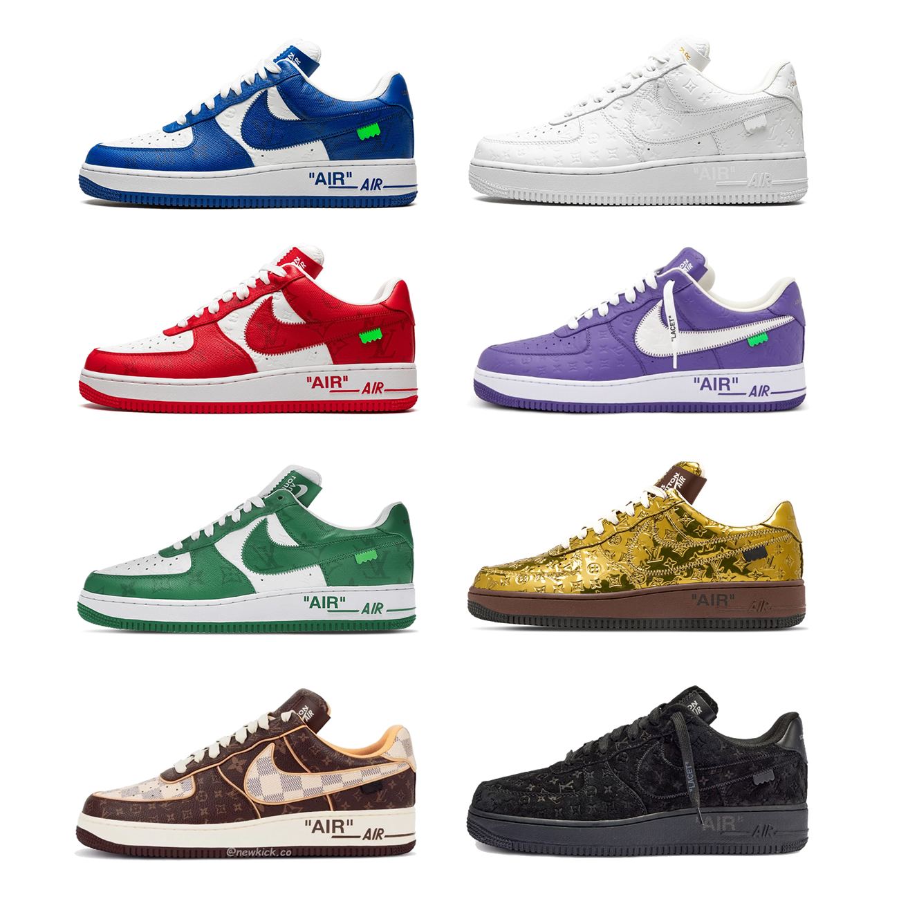 Louis Vuitton Nike Air Force 1 Low By Virgil Abloh Black (14) - www.kitistry.com