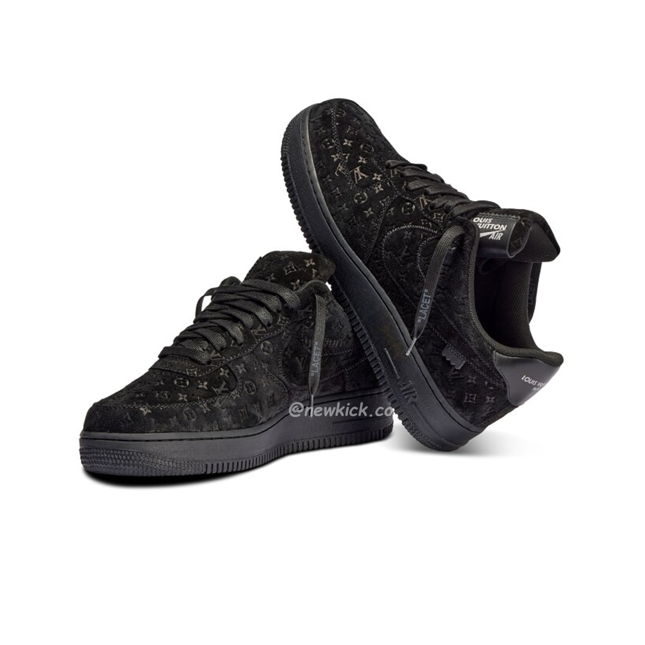 Louis Vuitton Nike Air Force 1 Low By Virgil Abloh Black (2) - www.kitistry.com