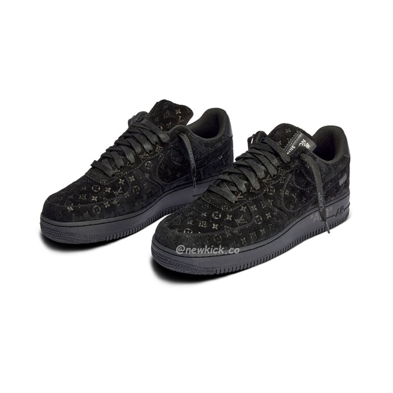 Louis Vuitton Nike Air Force 1 Low By Virgil Abloh Black (3) - www.kitistry.com