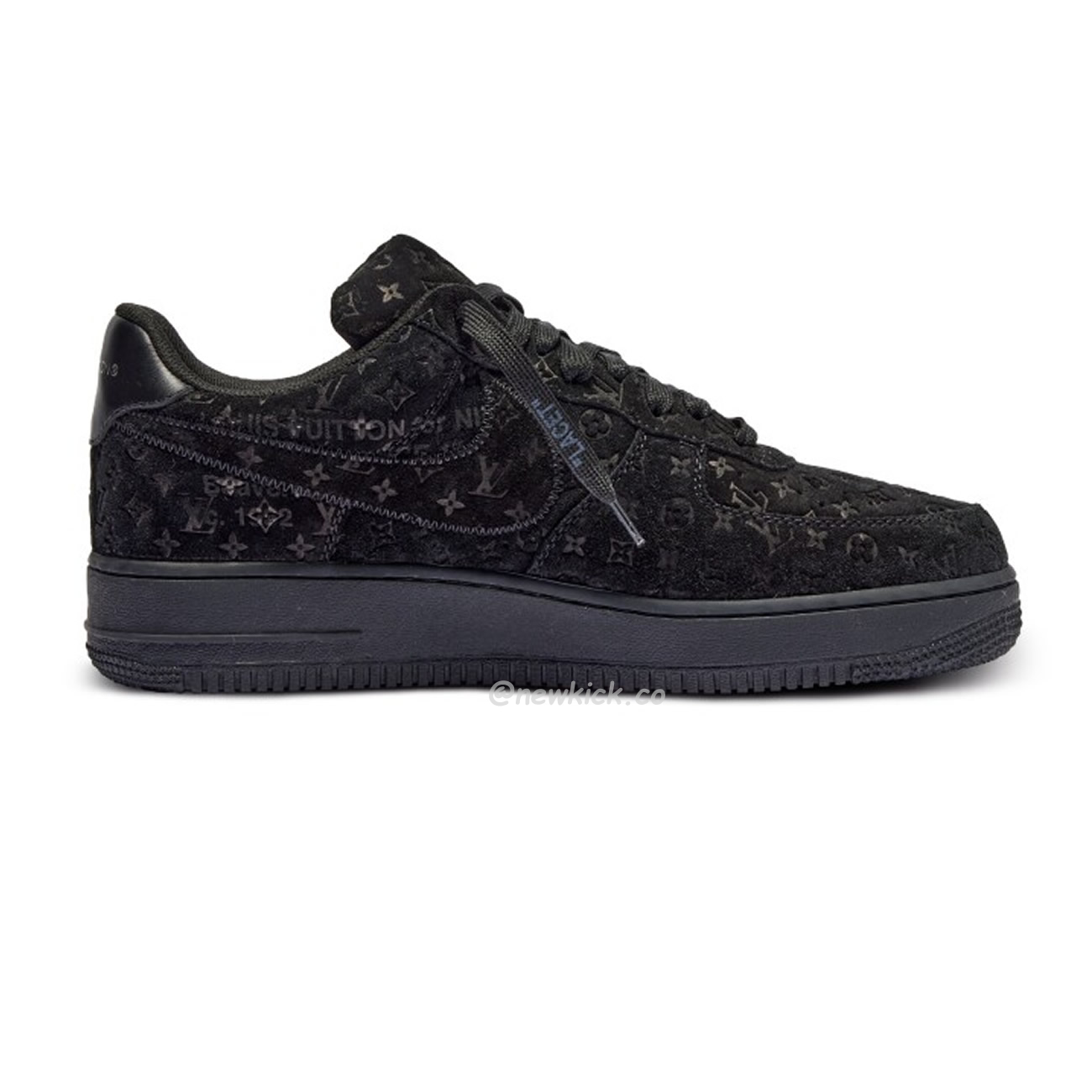 Louis Vuitton Nike Air Force 1 Low By Virgil Abloh Black (4) - www.kitistry.com