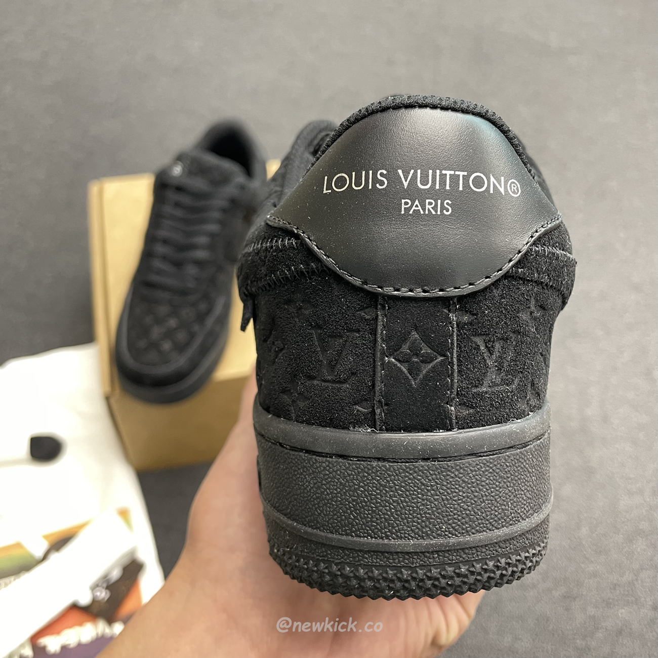 Louis Vuitton Nike Air Force 1 Low By Virgil Abloh Black (9) - www.kitistry.com