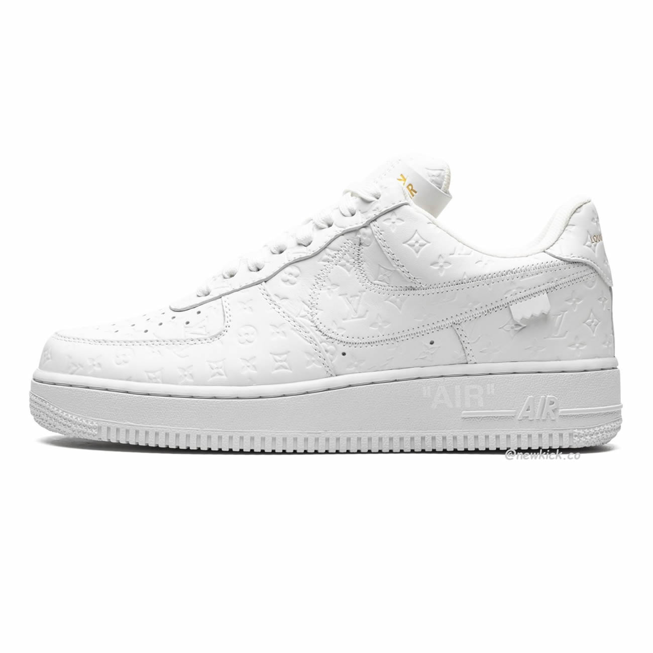 Louis Vuitton Nike Air Force 1 Low By Virgil Abloh White Green Royal (25) - www.kitistry.com