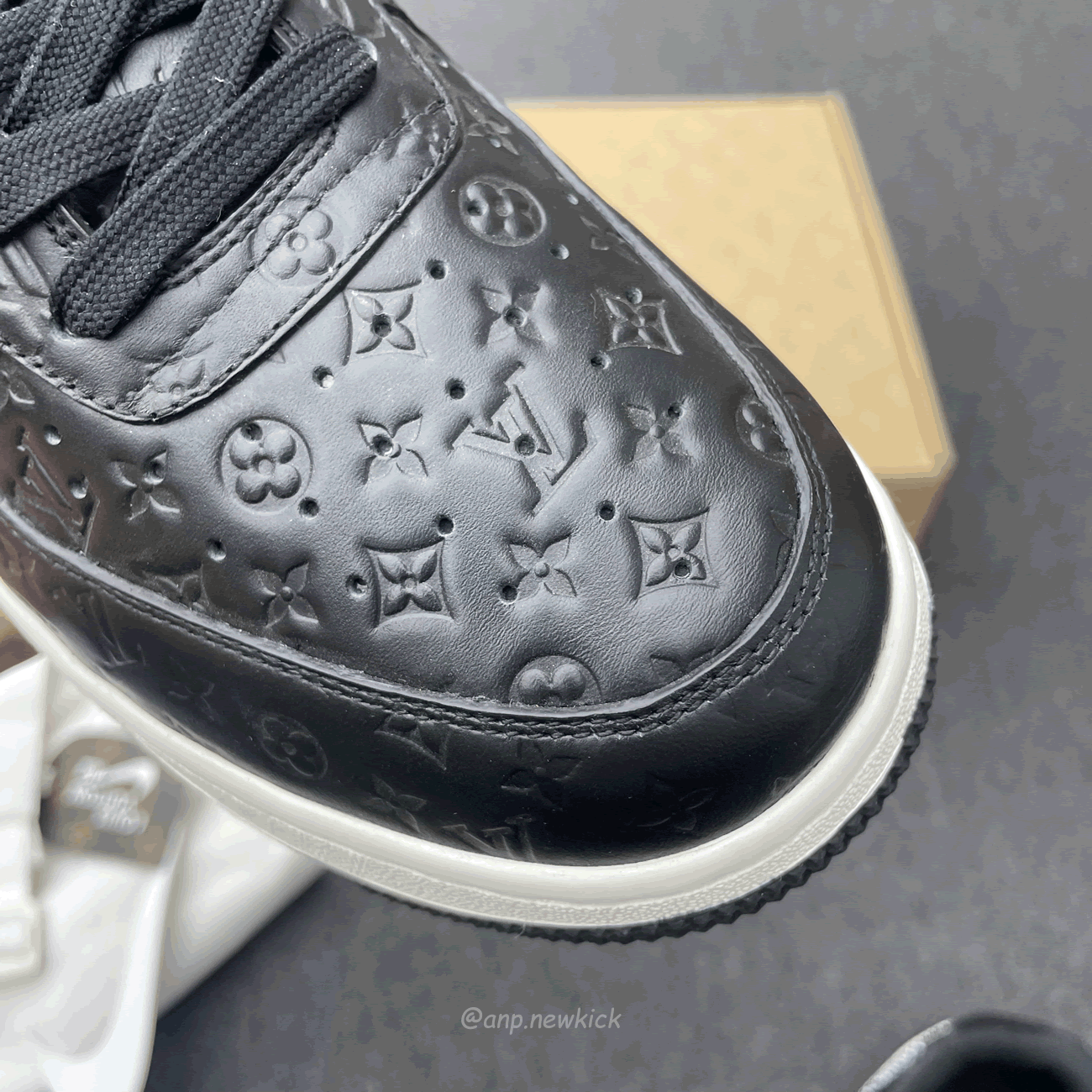 Louis Vuitton Nike Air Force 1 Low By Virgil Abloh White Black (8) - www.kitistry.com