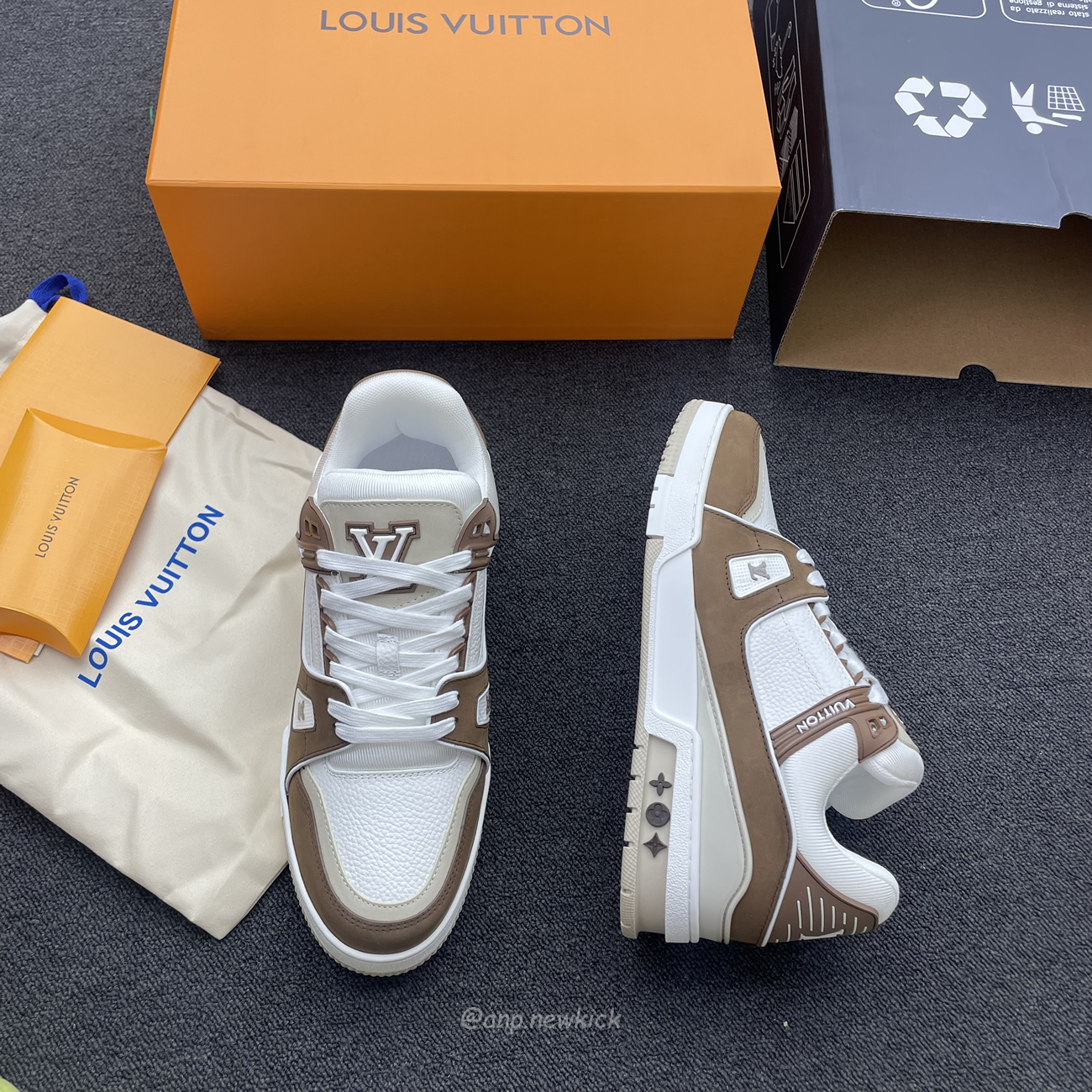 Louis Vuitton Lv Trainer White Brown Ag6u3amdbjn430 (2) - www.kitistry.com