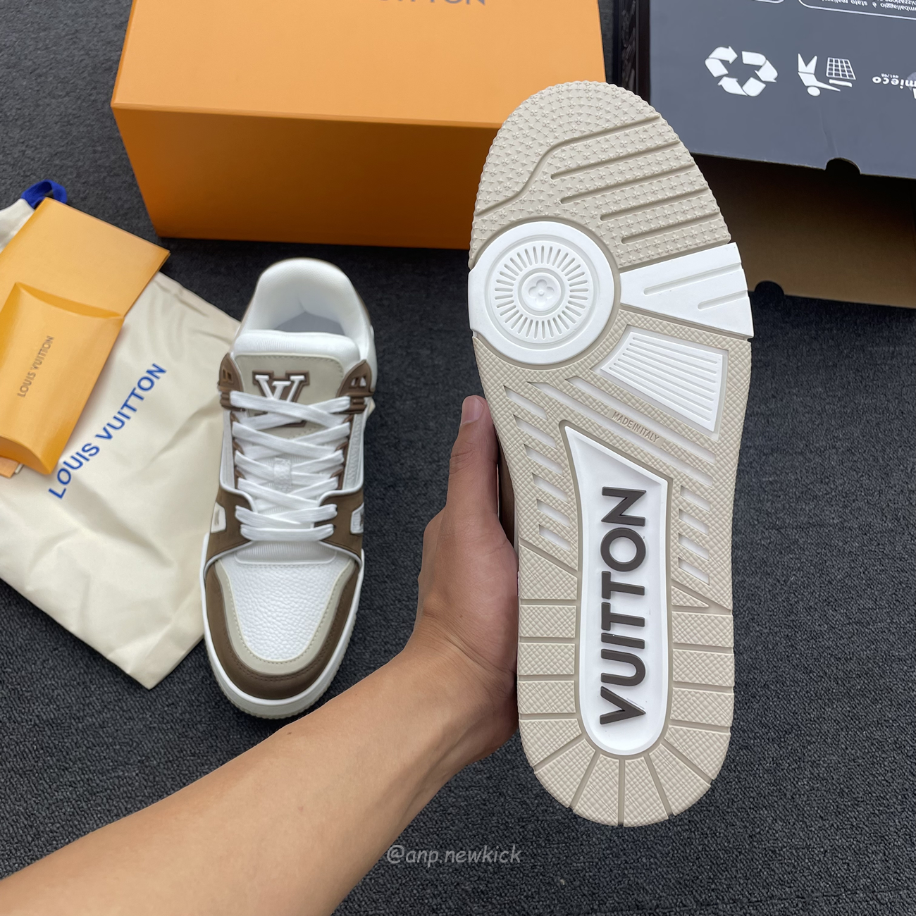 Louis Vuitton Lv Trainer White Brown Ag6u3amdbjn430 (5) - www.kitistry.com