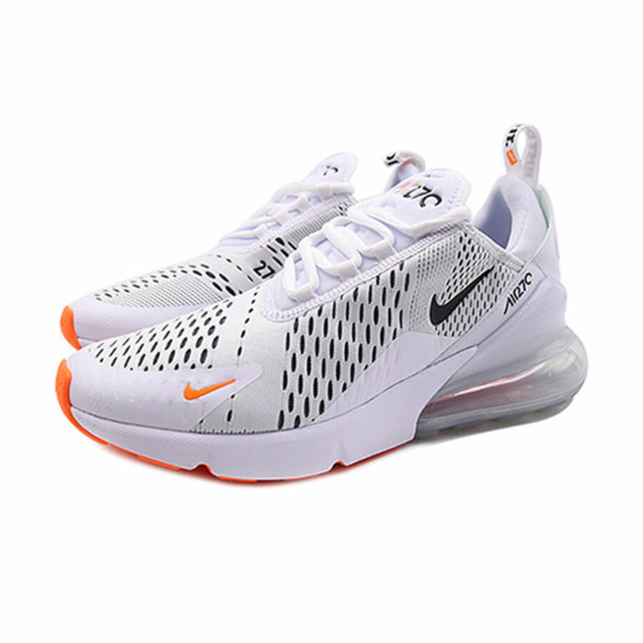 Nike Air Max 270 White Black Total Orange Ah8050 106 (3) - www.kitistry.com
