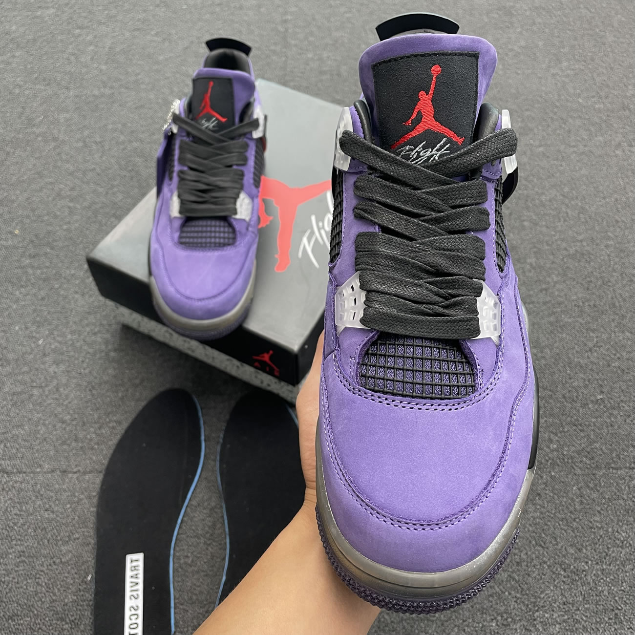 Travis Scott X Air Jordan 4 Retro Purple Aj4 766302 (2) - www.kitistry.com Travis Scott X Air Jordan 4 Retro Purple Aj4 766302 (2) - www.kitistry.com