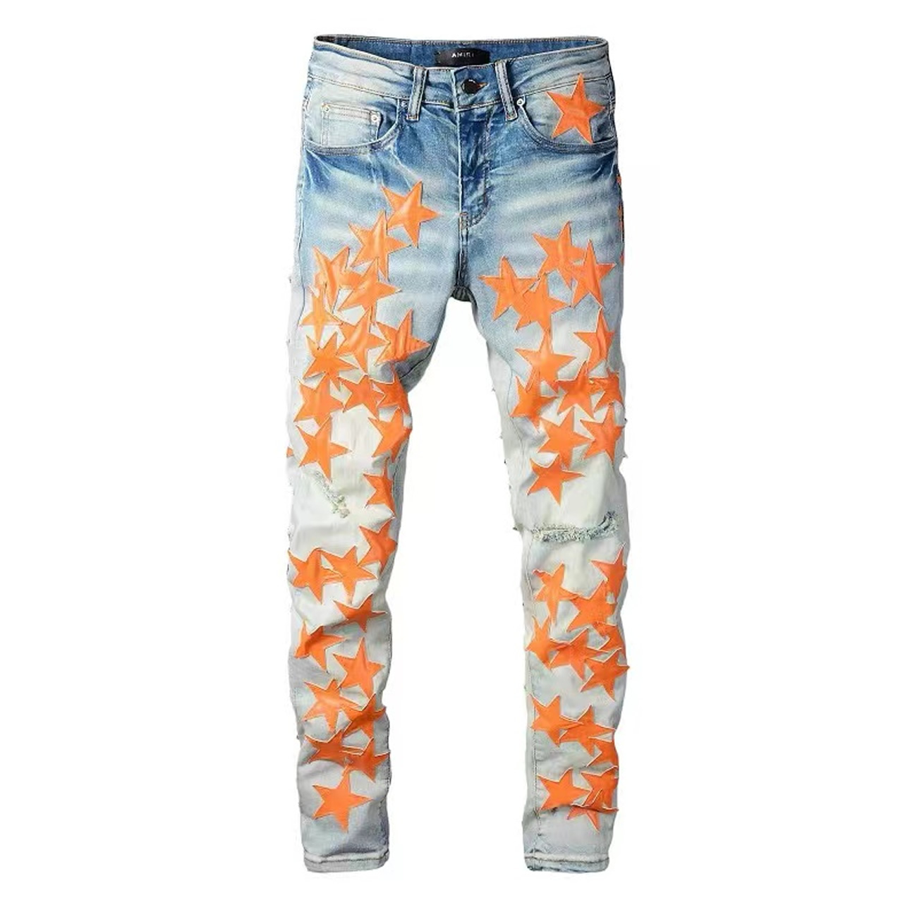 Amiri Chemist Denim Stars Skinny Jean Orange (4) - www.kitistry.com Amiri Chemist Denim Stars Skinny Jean Orange (4) - www.kitistry.com
