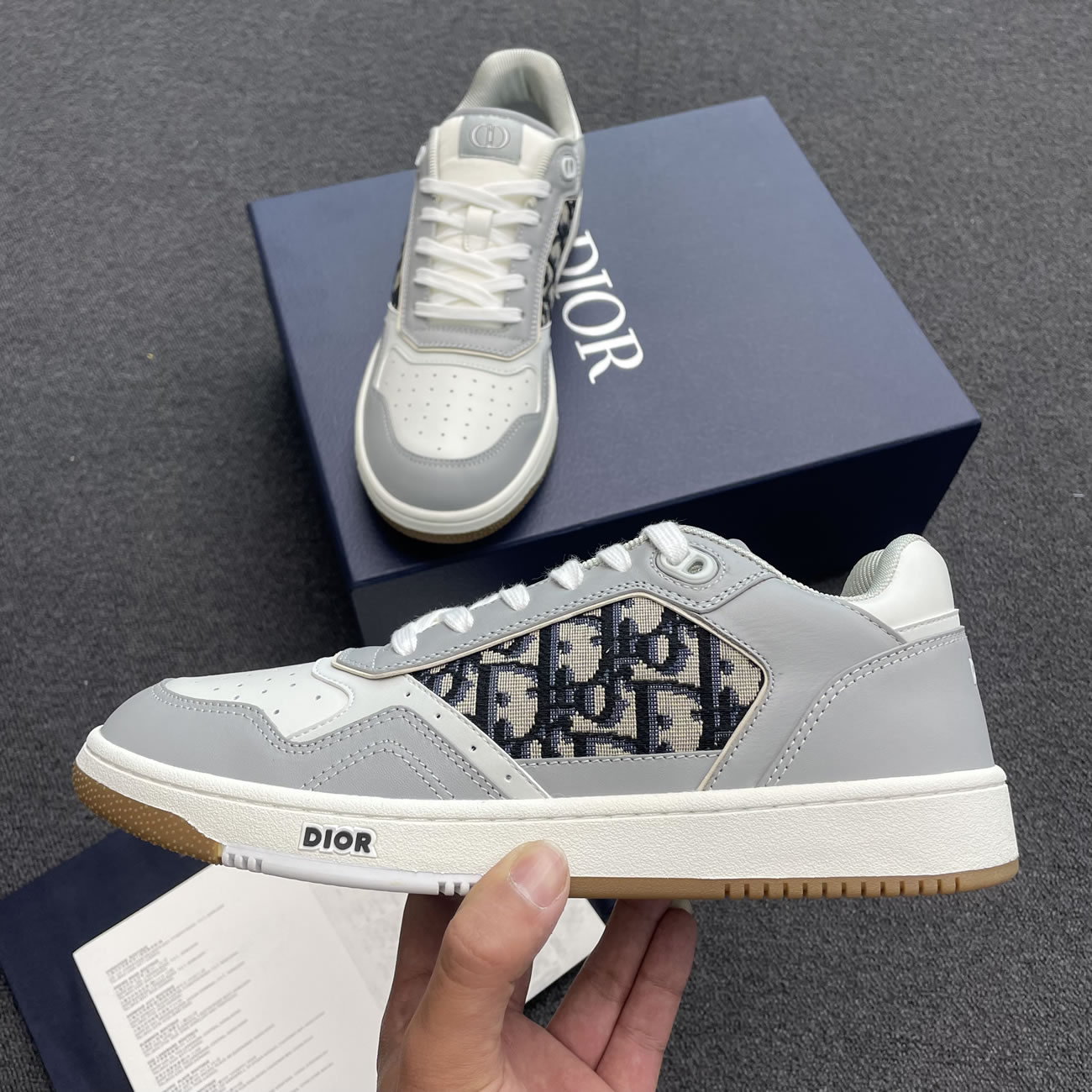 Dior B27 Low Gray White Beige Black 3sn272zir H165 H173 H965 H068 (10) - www.kitistry.com