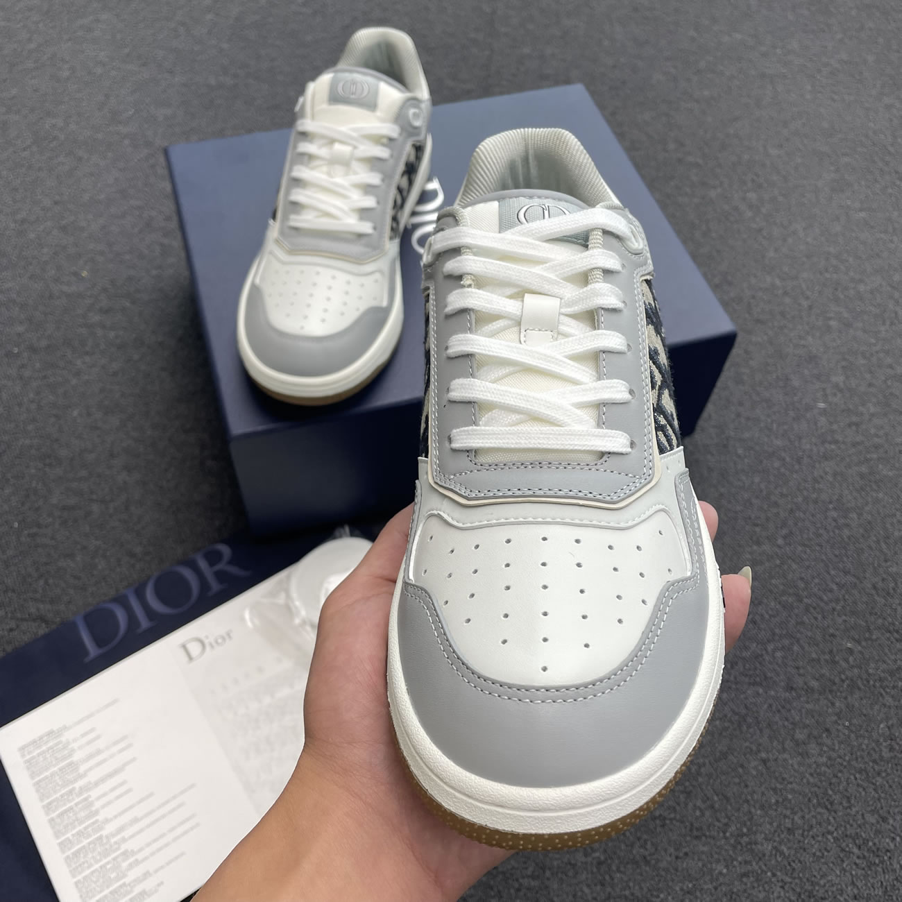 Dior B27 Low Gray White Beige Black 3sn272zir H165 H173 H965 H068 (12) - www.kitistry.com