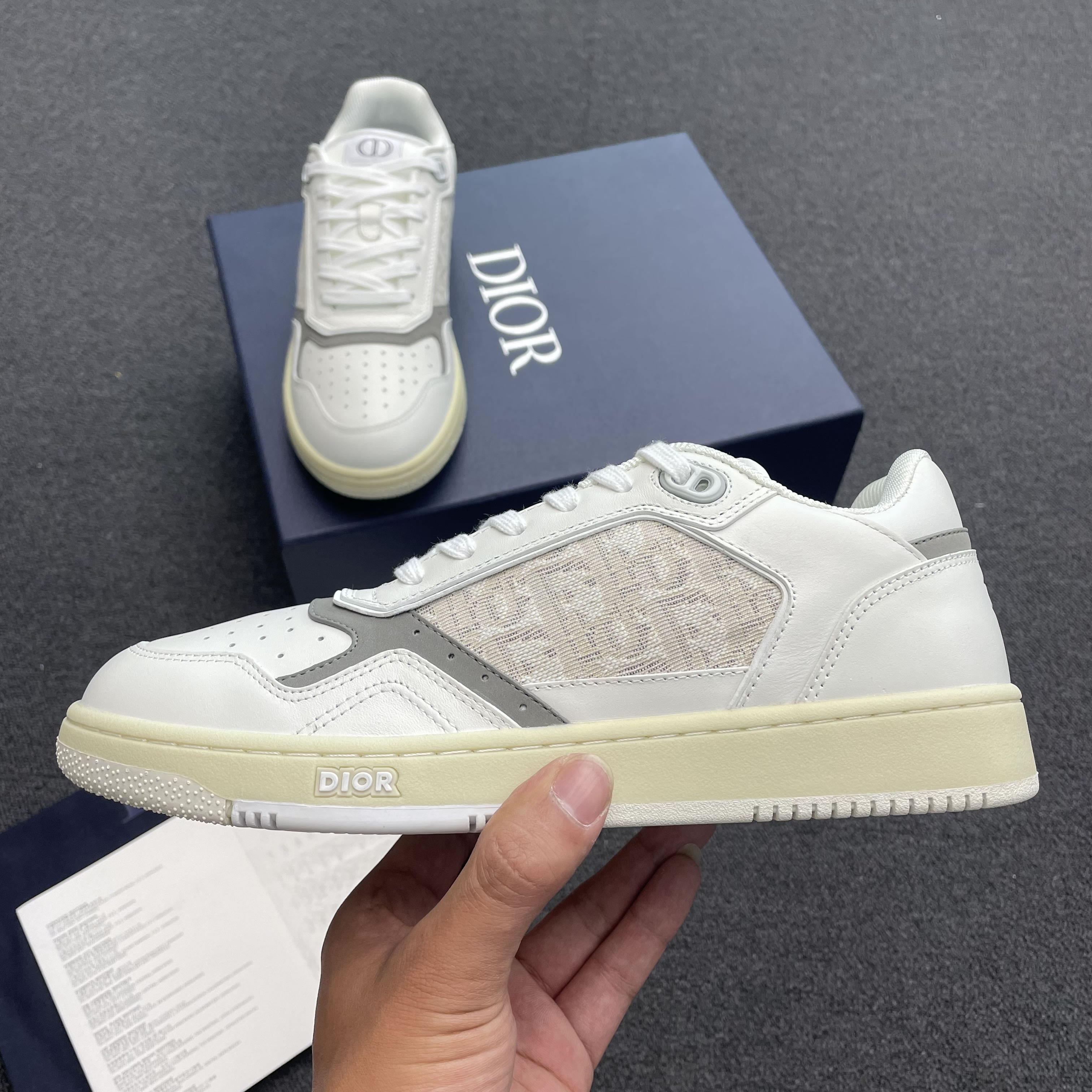 Dior B27 Low Gray White Beige Black 3sn272zir H165 H173 H965 H068 (15) - www.kitistry.com