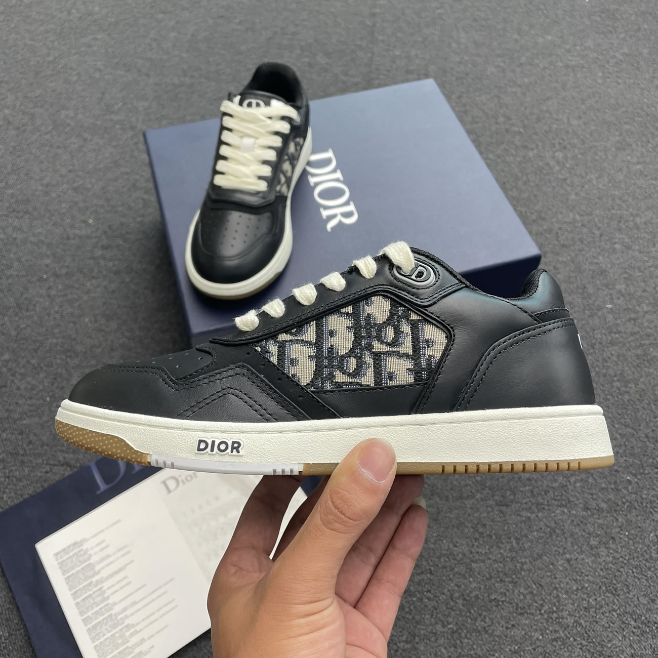 Dior B27 Low Gray White Beige Black 3sn272zir H165 H173 H965 H068 (3) - www.kitistry.com