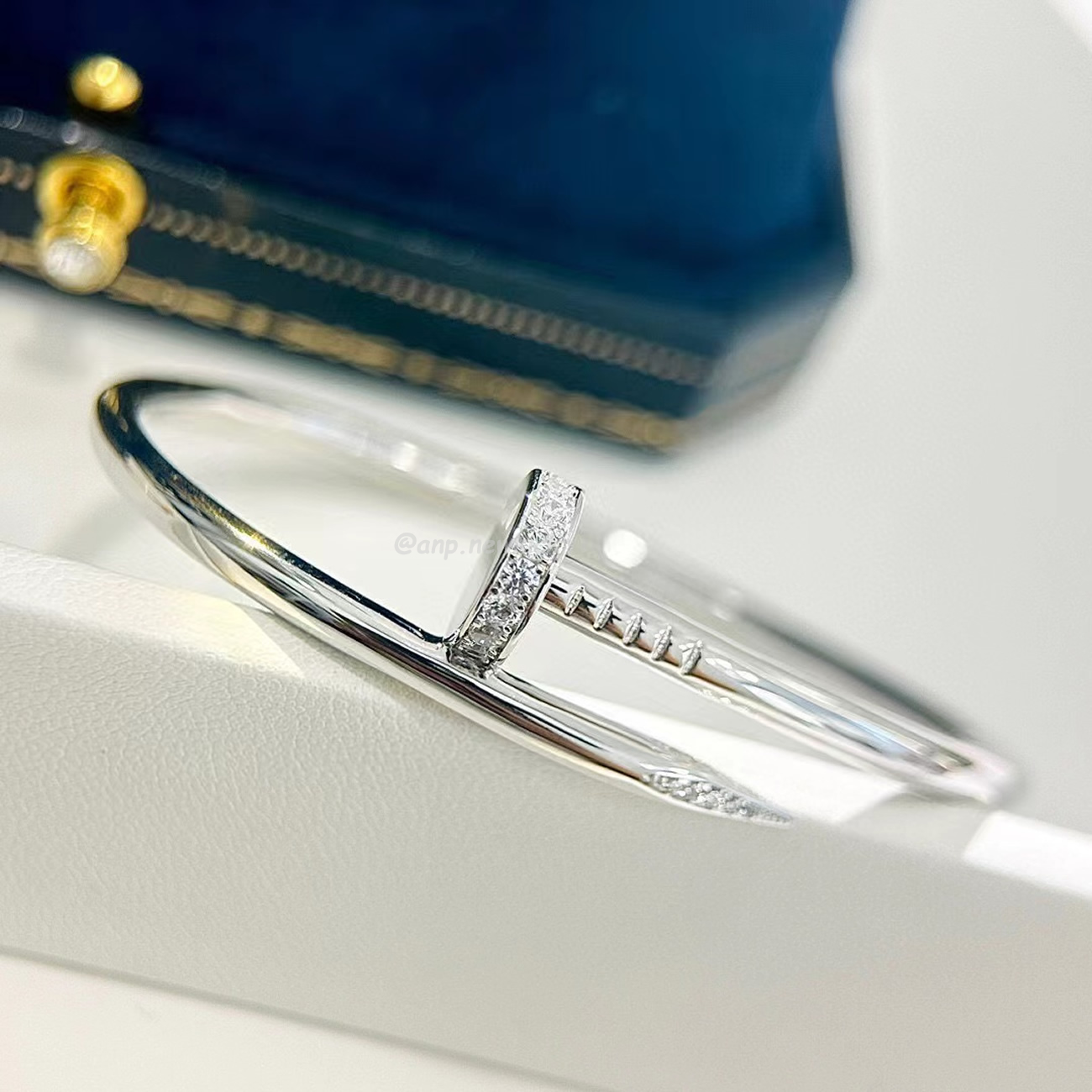 Cartier Rose Gold Silver Diamond Juste Un Clou Bracelet Size 16 B6048516 (3) - www.kitistry.com Cartier Rose Gold Silver Diamond Juste Un Clou Bracelet Size 16 B6048516 (3) - www.kitistry.com