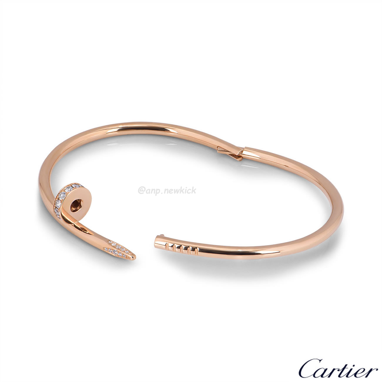 Cartier Rose Gold Silver Diamond Juste Un Clou Bracelet Size 16 B6048516 (6) - www.kitistry.com Cartier Rose Gold Silver Diamond Juste Un Clou Bracelet Size 16 B6048516 (6) - www.kitistry.com