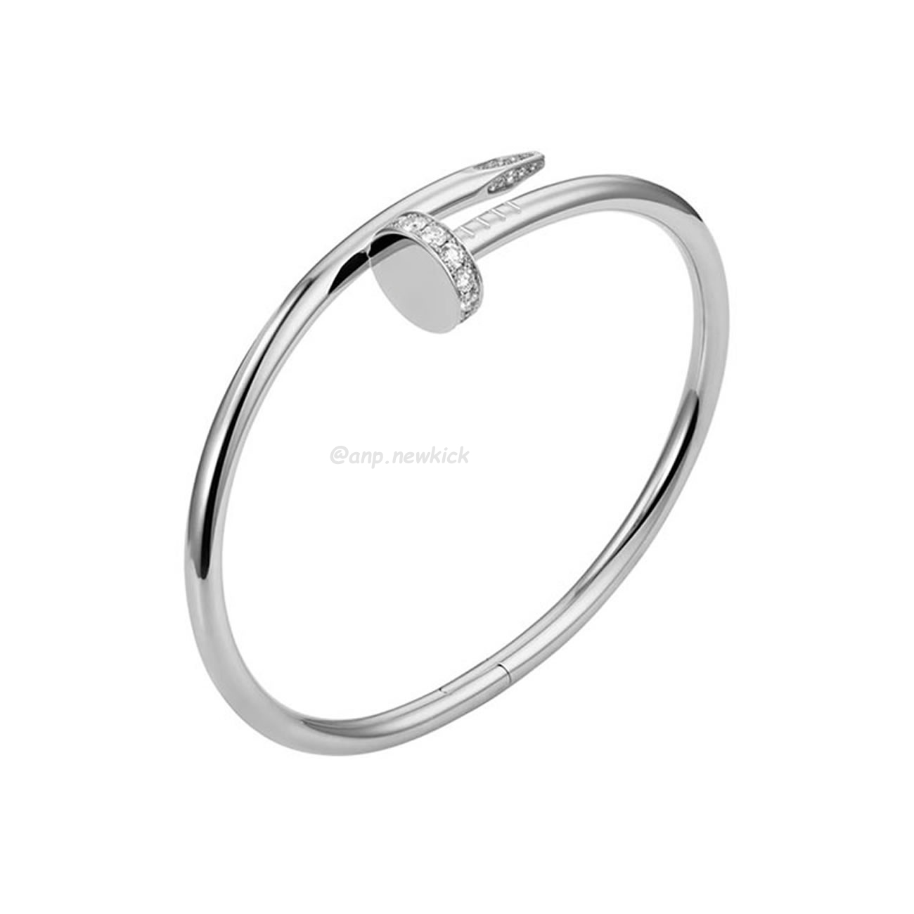 Cartier Rose Gold Silver Diamond Juste Un Clou Bracelet Size 16 B6048516 (9) - www.kitistry.com Cartier Rose Gold Silver Diamond Juste Un Clou Bracelet Size 16 B6048516 (9) - www.kitistry.com