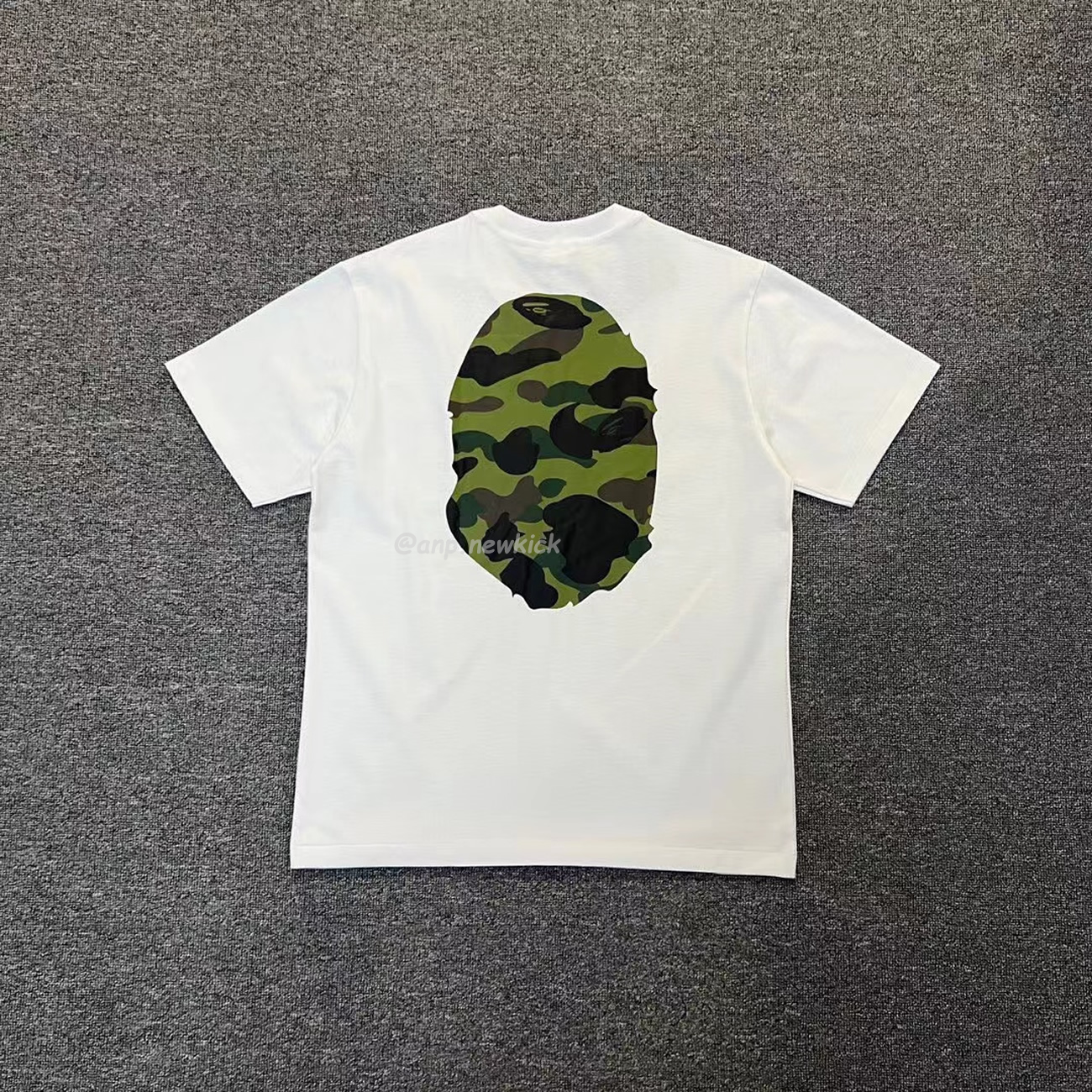 Bape Color Camo Big Ape Head Tee White Black White Green (15) - www.kitistry.com Bape Color Camo Big Ape Head Tee White Black White Green (15) - www.kitistry.com