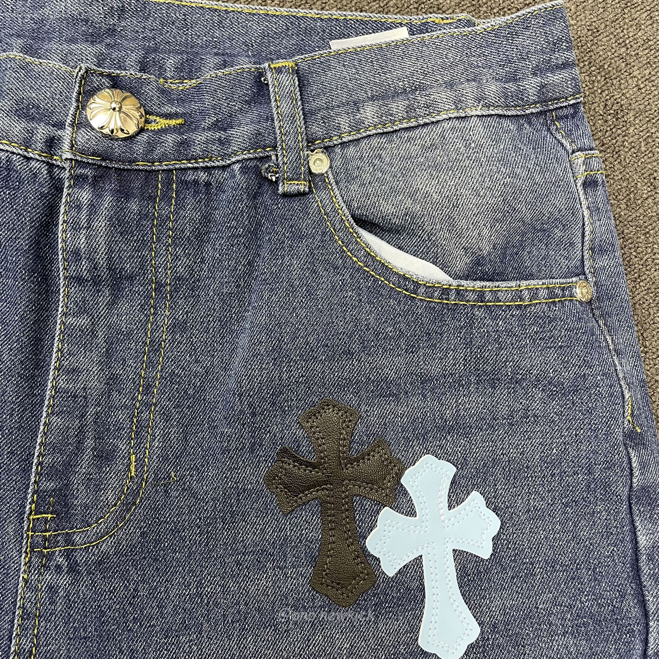 Chrome Hearts Blue Jeans Cross Patch (2) - www.kitistry.com Chrome Hearts Blue Jeans Cross Patch (2) - www.kitistry.com