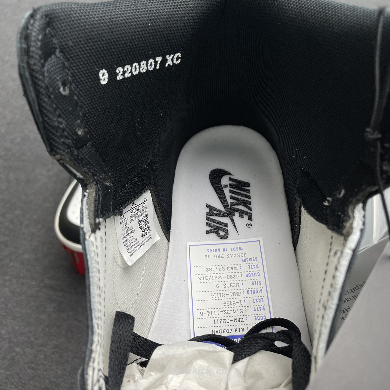 Air Jordan 1 Retro High 85 Black White 2023 Bq4422 001 (7) - www.kitistry.com
