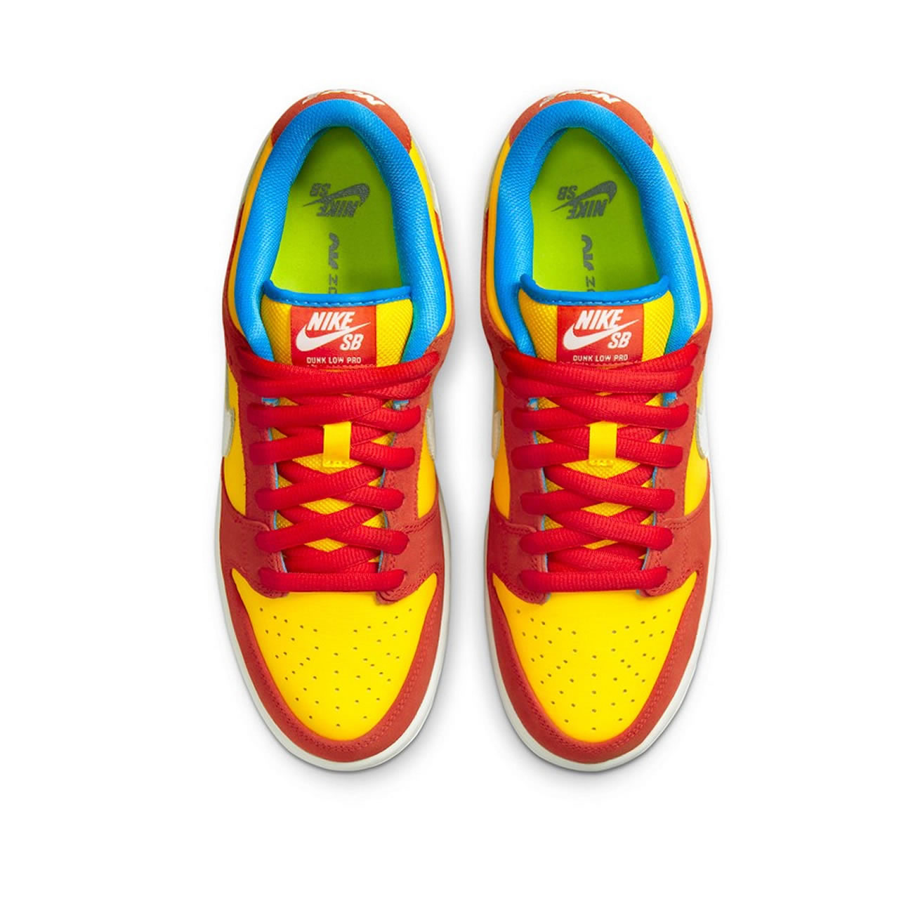 Nike Sb Dunk Low Pro Bart Simpson Bq6817 602 (3) - www.kitistry.com