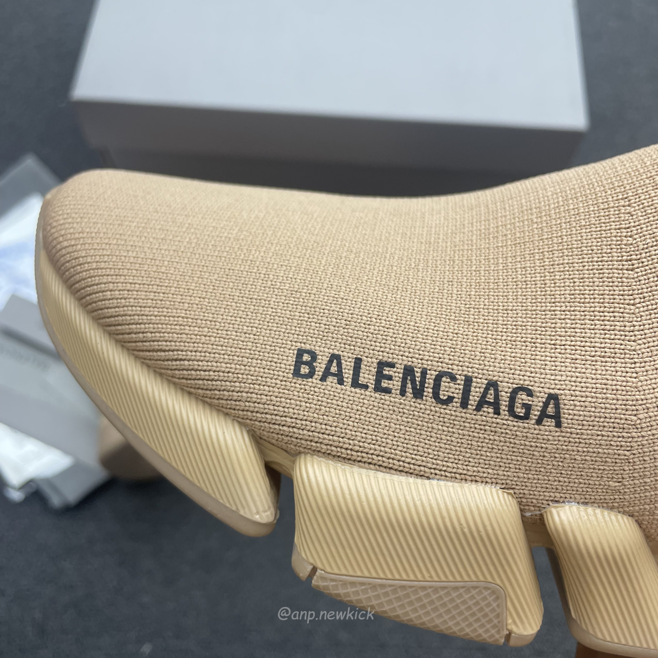 Balenciaga Speed 2.0 Beige Knit Sole Sock Sneakers (5) - www.kitistry.com Balenciaga Speed 2.0 Beige Knit Sole Sock Sneakers (5) - www.kitistry.com