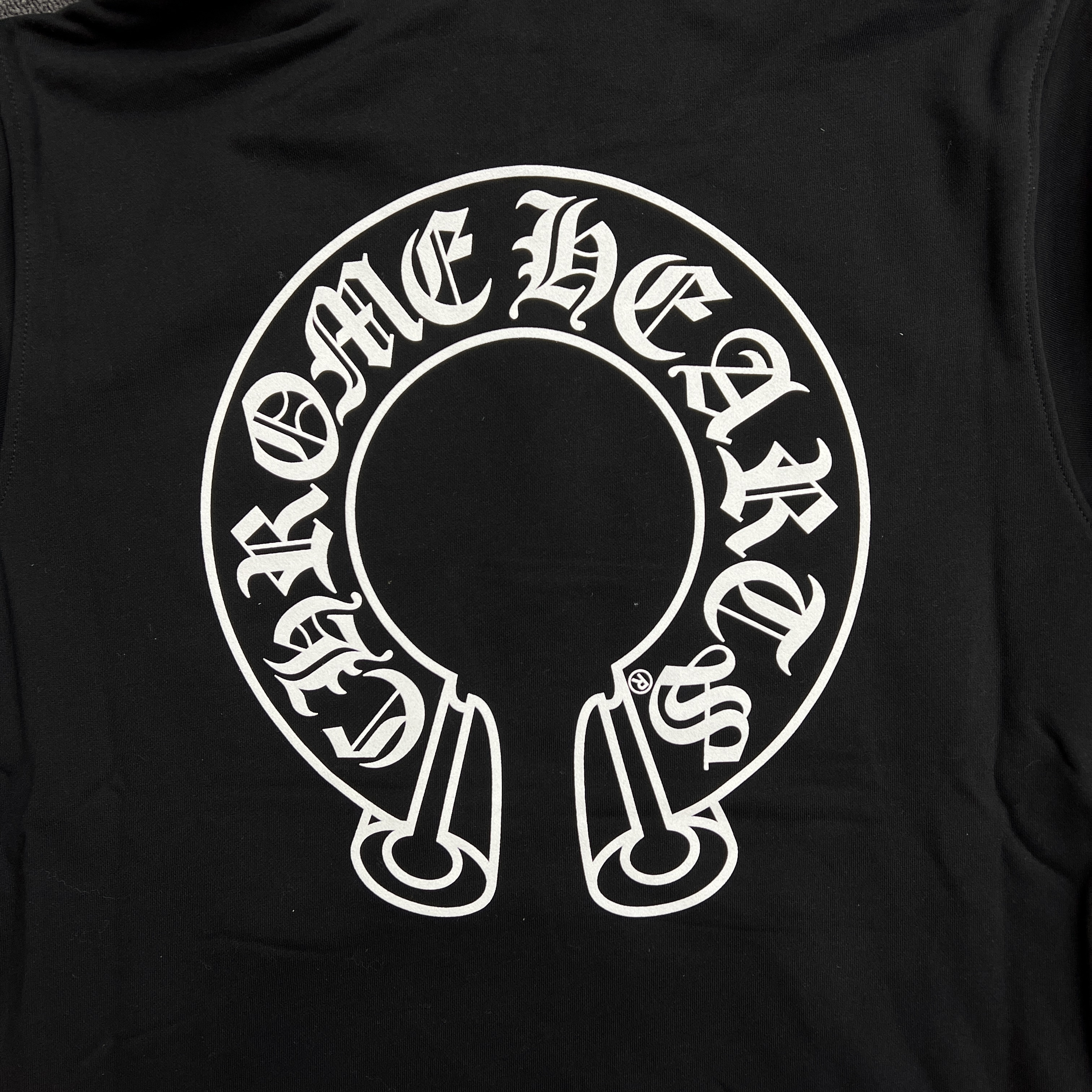 Chrome Hearts Horse Shoe Floral Hoodie Black (12) - www.kitistry.com