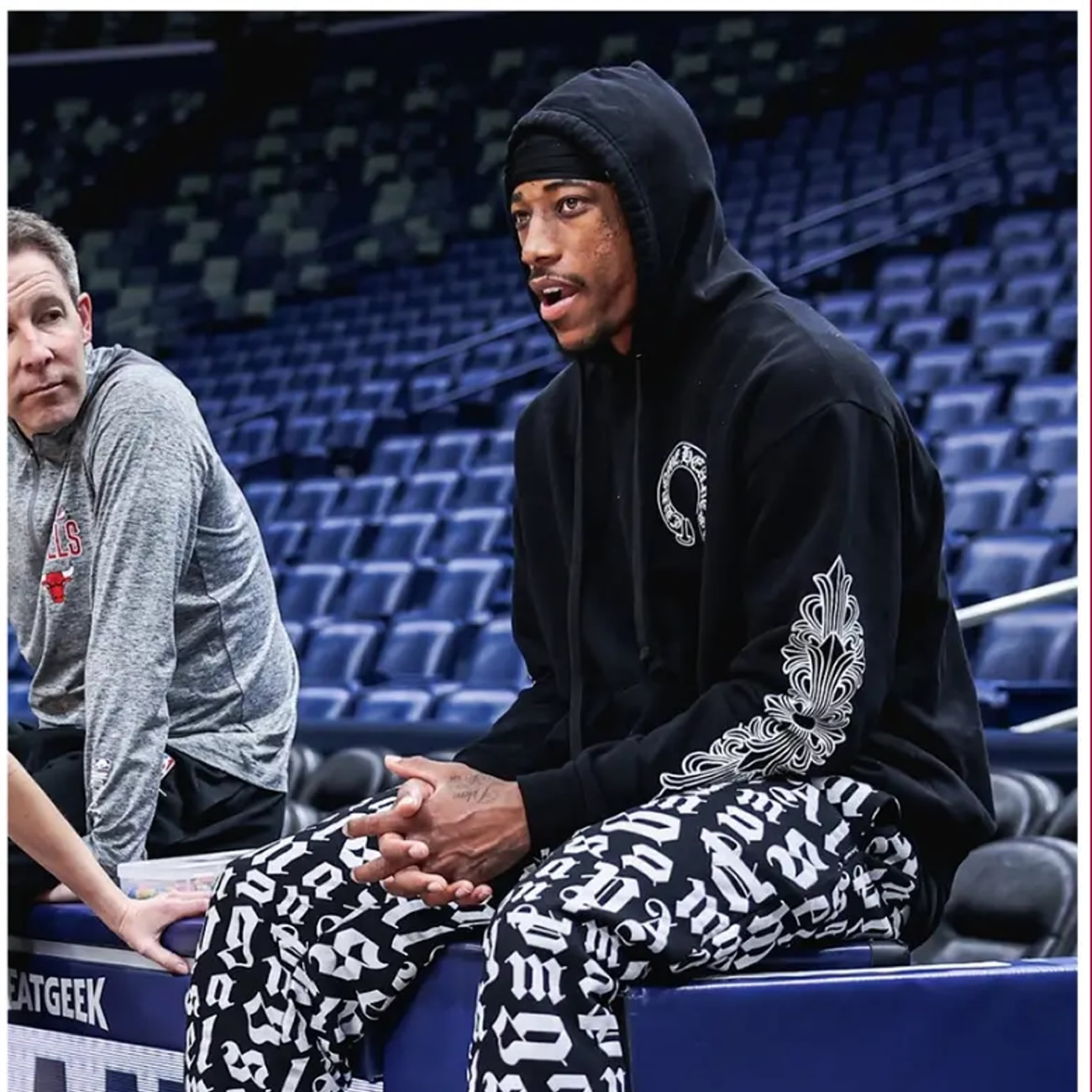 Chrome Hearts Horse Shoe Floral Hoodie Black (7) - www.kitistry.com