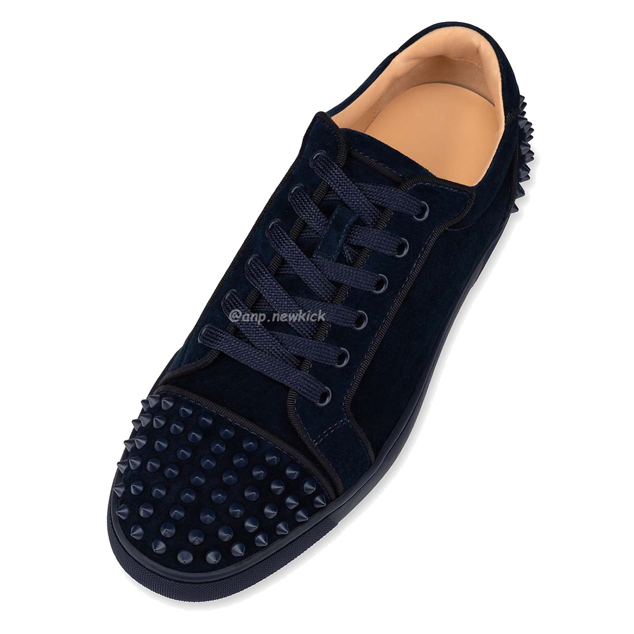 Christian Louboutin Rivet Shoe Blue Suede Calf (2) - www.kitistry.com Christian Louboutin Rivet Shoe Blue Suede Calf (2) - www.kitistry.com