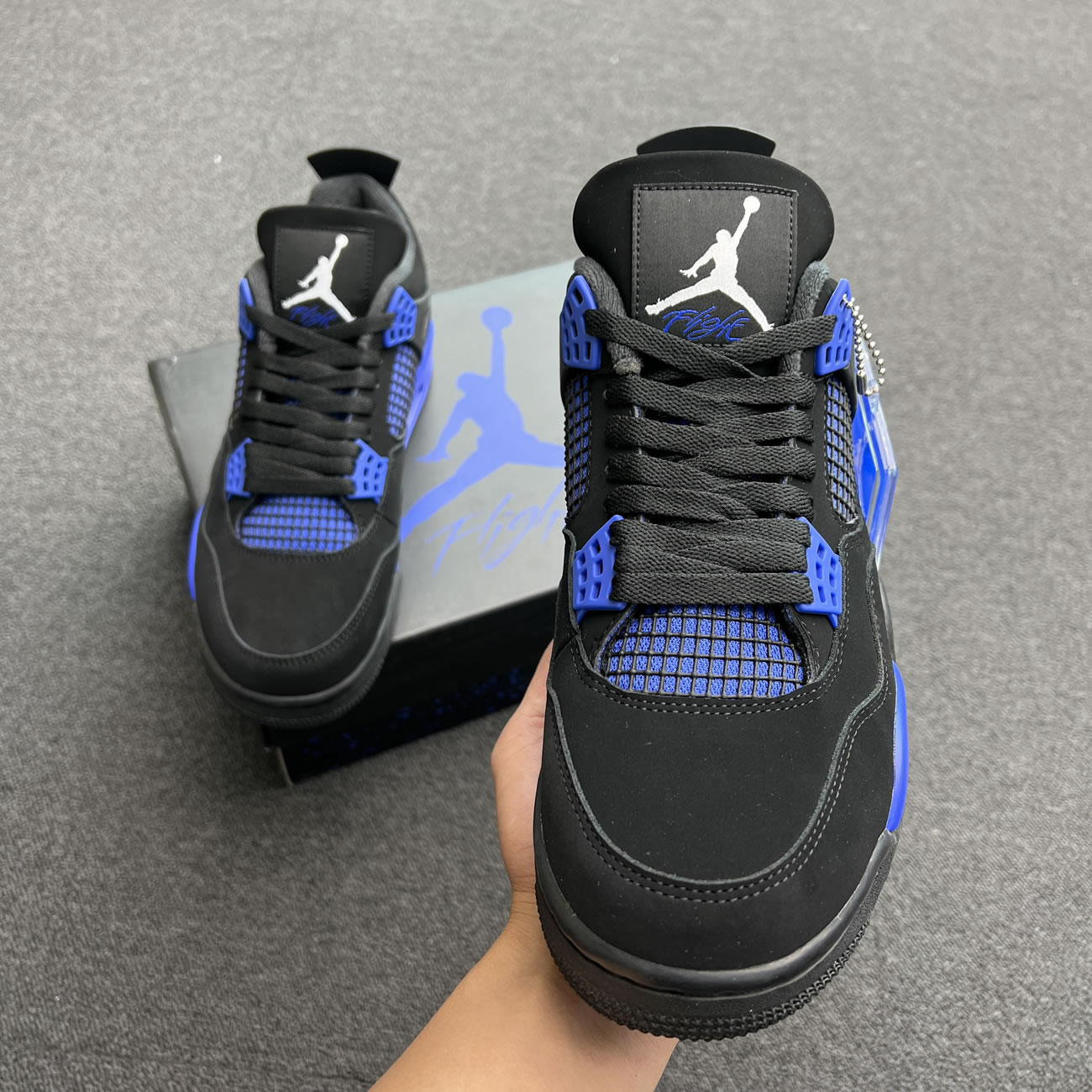 Air Jordan 4 Retro Black Game Royal Ct8527 018 (7) - www.kitistry.com