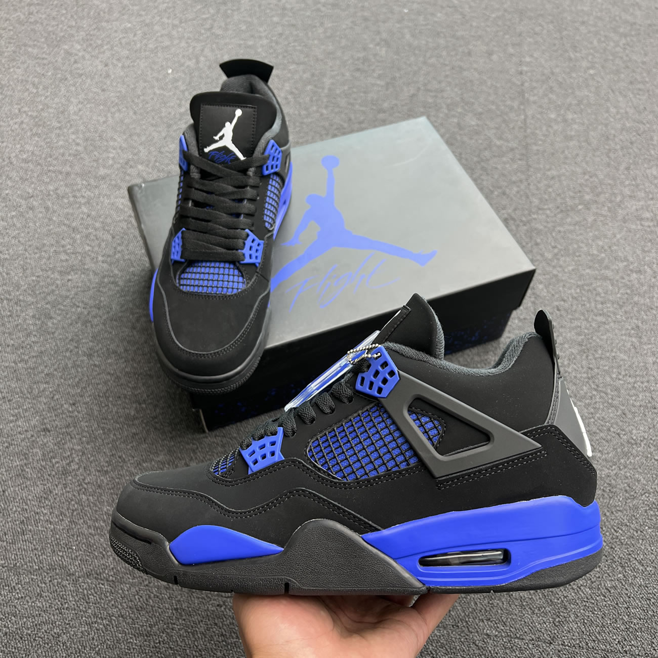 Air Jordan 4 Retro Black Game Royal Ct8527 018 (8) - www.kitistry.com