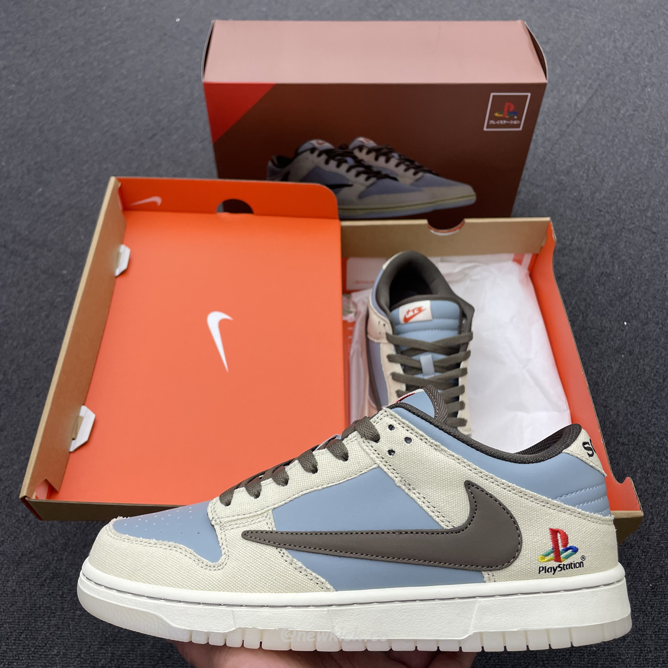 Nike Dunk Low Sp Travis Scott Brown Grey Cu1726 800 (8) - www.kitistry.com