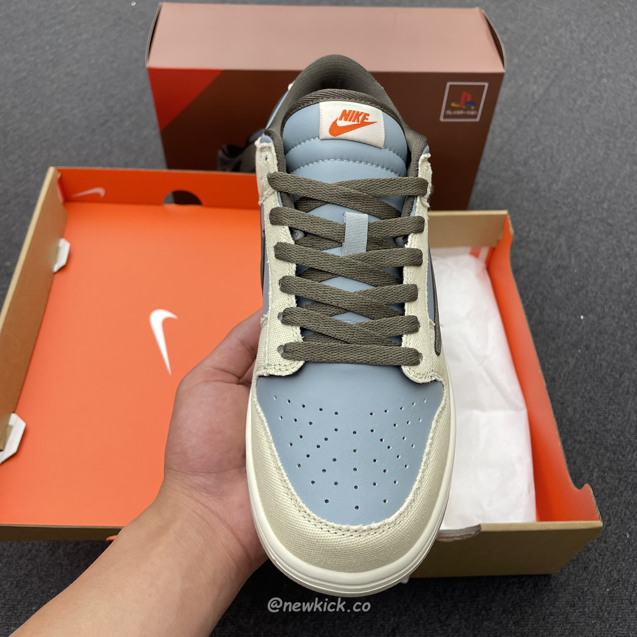 Nike Dunk Low Sp Travis Scott Brown Grey Cu1726 800 (9) - www.kitistry.com