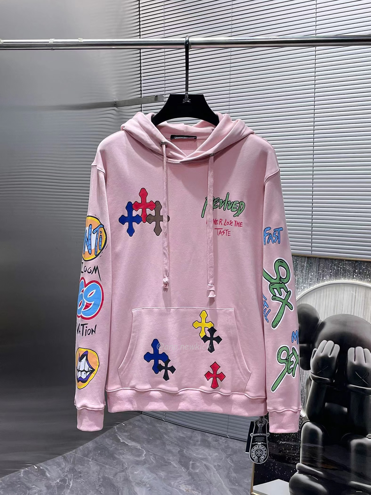Chrome Hoodie Women Pullover Hip Hop Pink (2) - www.kitistry.com Chrome Hoodie Women Pullover Hip Hop Pink (2) - www.kitistry.com