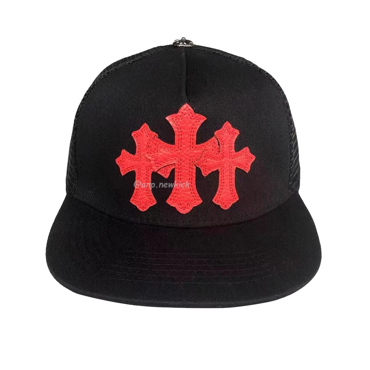 Chrome Hearts Tri Cross Black White Red Trucker Hat (3) - www.kitistry.com Chrome Hearts Tri Cross Black White Red Trucker Hat (3) - www.kitistry.com