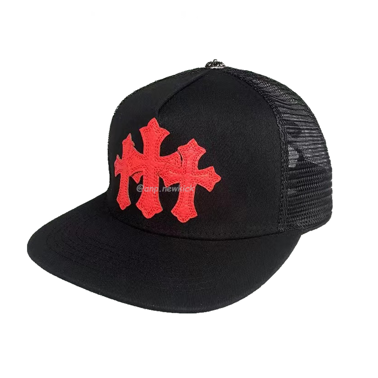 Chrome Hearts Tri Cross Black White Red Trucker Hat (8) - www.kitistry.com Chrome Hearts Tri Cross Black White Red Trucker Hat (8) - www.kitistry.com
