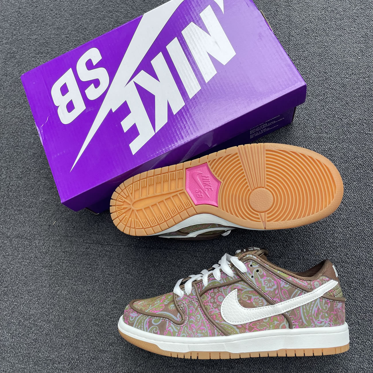 Nike Sb Dunk Low Pro Paisley Brown Dh7534 200 (8) - www.kitistry.com