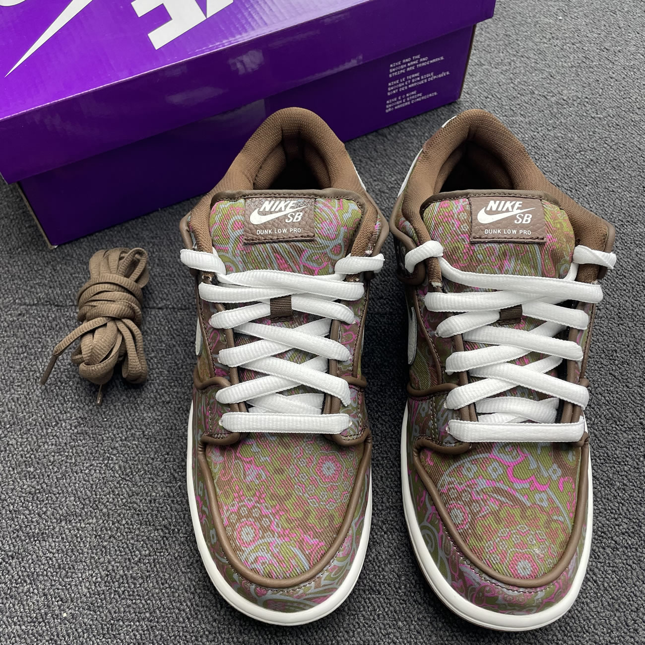 Nike Sb Dunk Low Pro Paisley Brown Dh7534 200 (9) - www.kitistry.com
