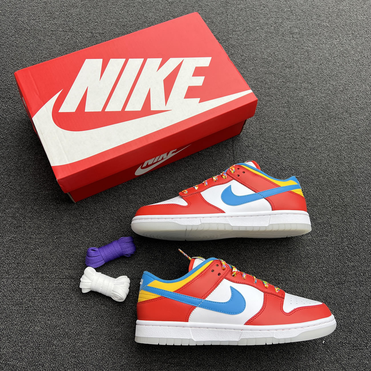 Nike Dunk Low Qs Lebron James Fruity Pebbles Dh8009 600 (10) - www.kitistry.com