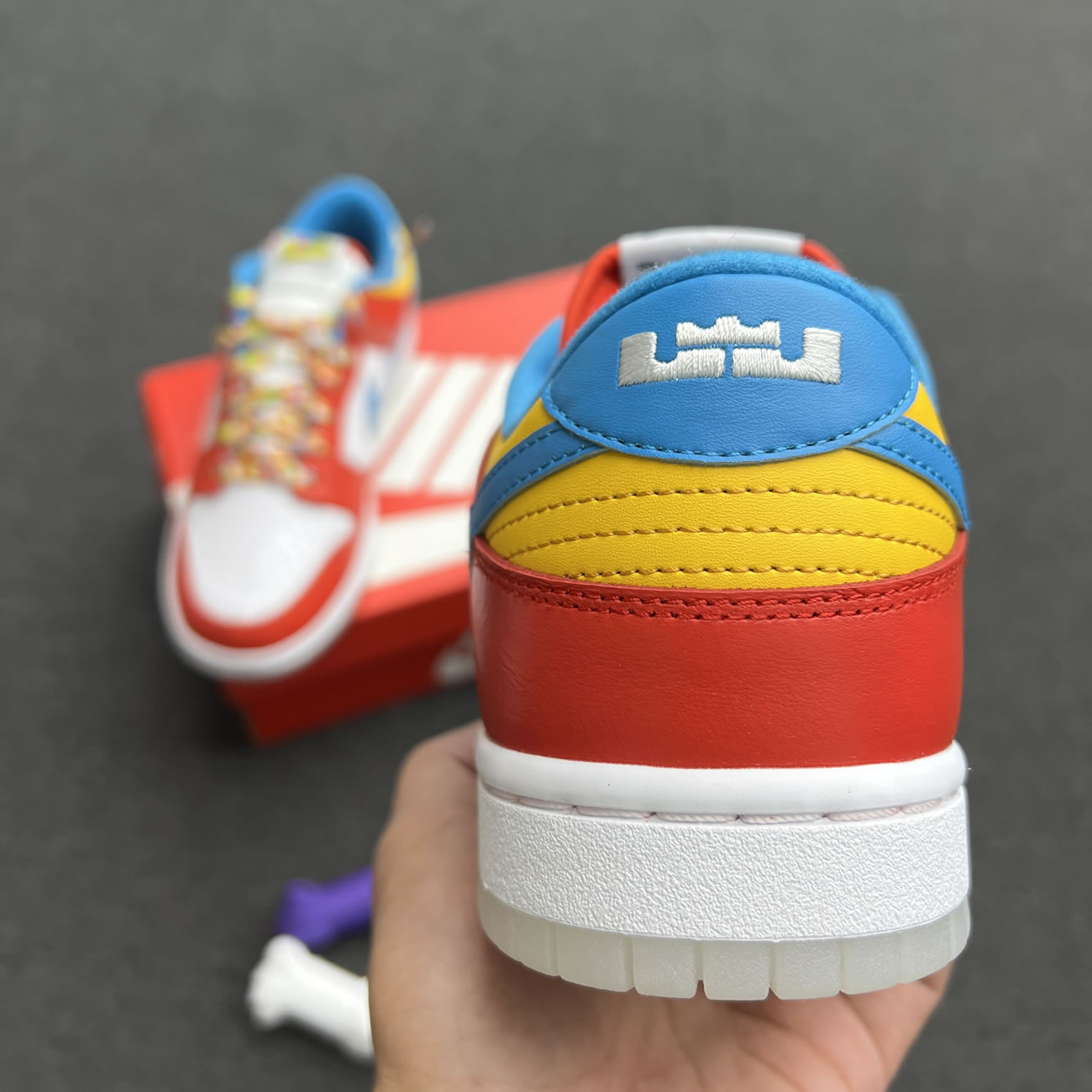 Nike Dunk Low Qs Lebron James Fruity Pebbles Dh8009 600 (11) - www.kitistry.com