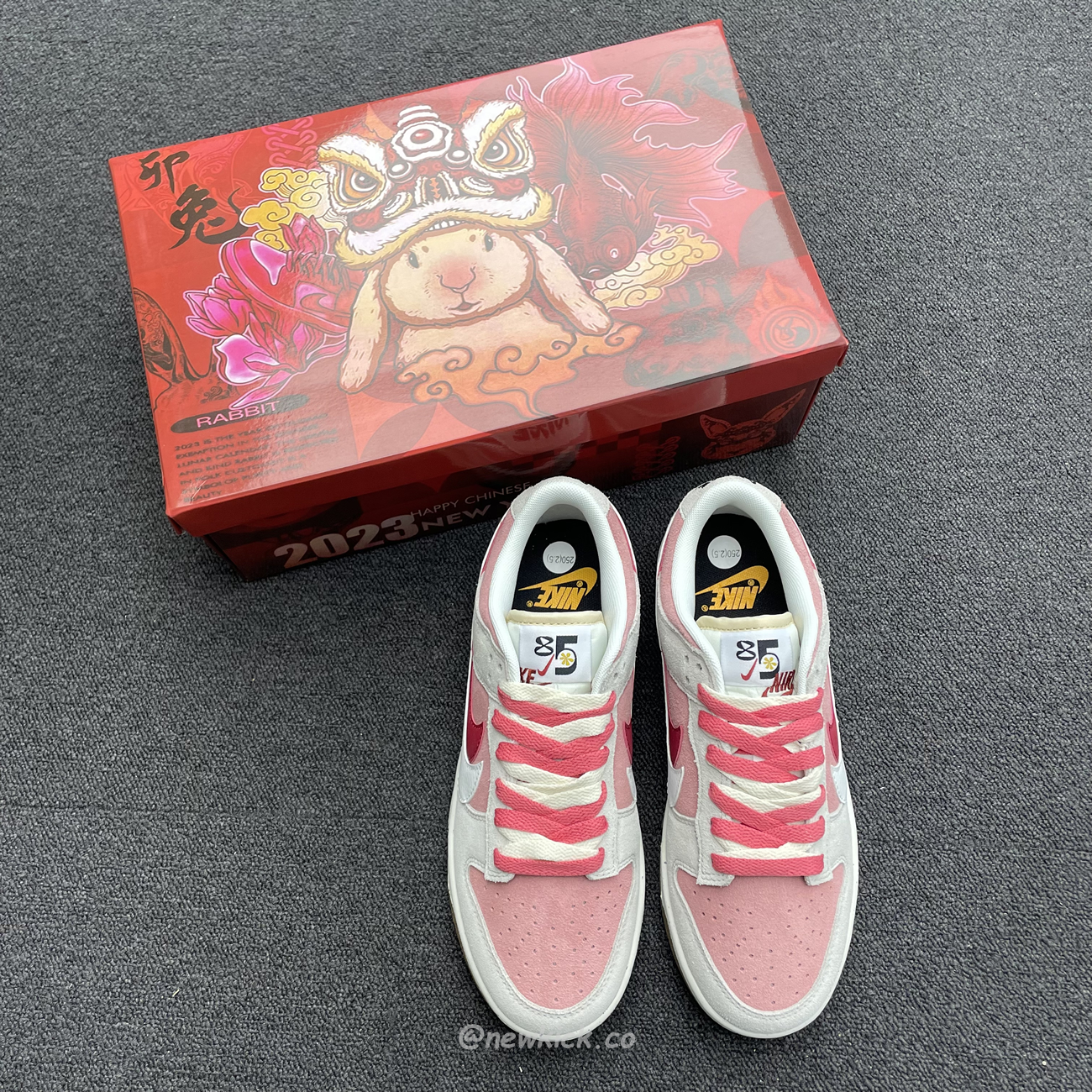 Nike Sb Dunk Low Se 85 Double Swoosh Grey Pink Rabbit Do9457 117 (11) - www.kitistry.com