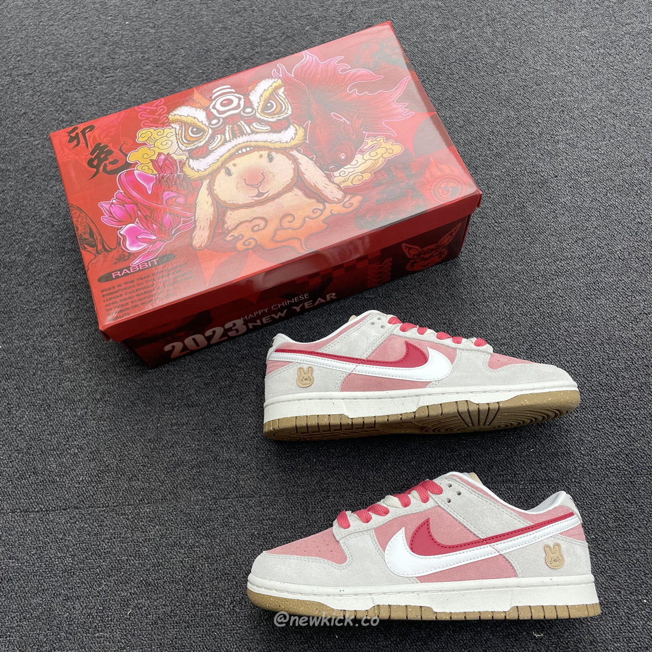 Nike Sb Dunk Low Se 85 Double Swoosh Grey Pink Rabbit Do9457 117 (4) - www.kitistry.com