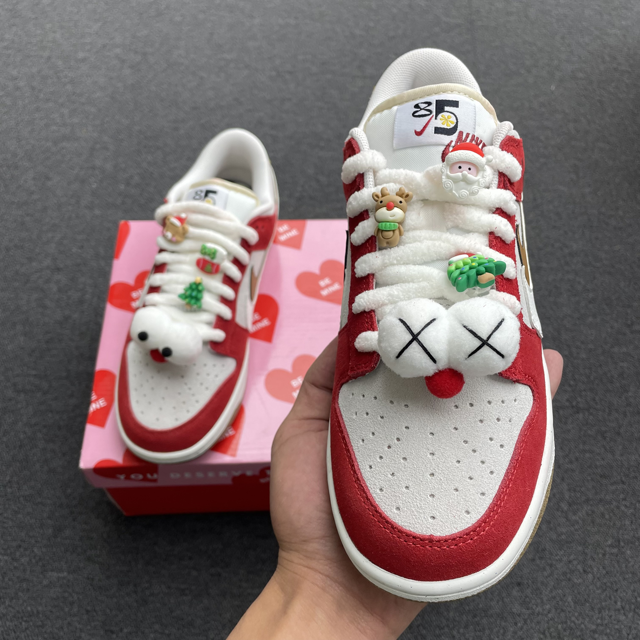 Nike Sb Dunk Low 85 Christmas Red White Brown Do9457 112 (11) - www.kitistry.com